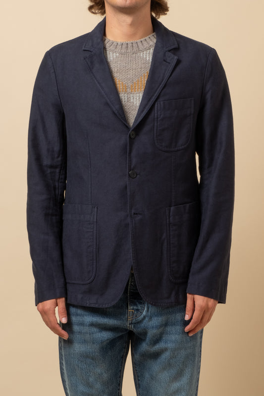 Sport Jacket Utility Twill - Navy