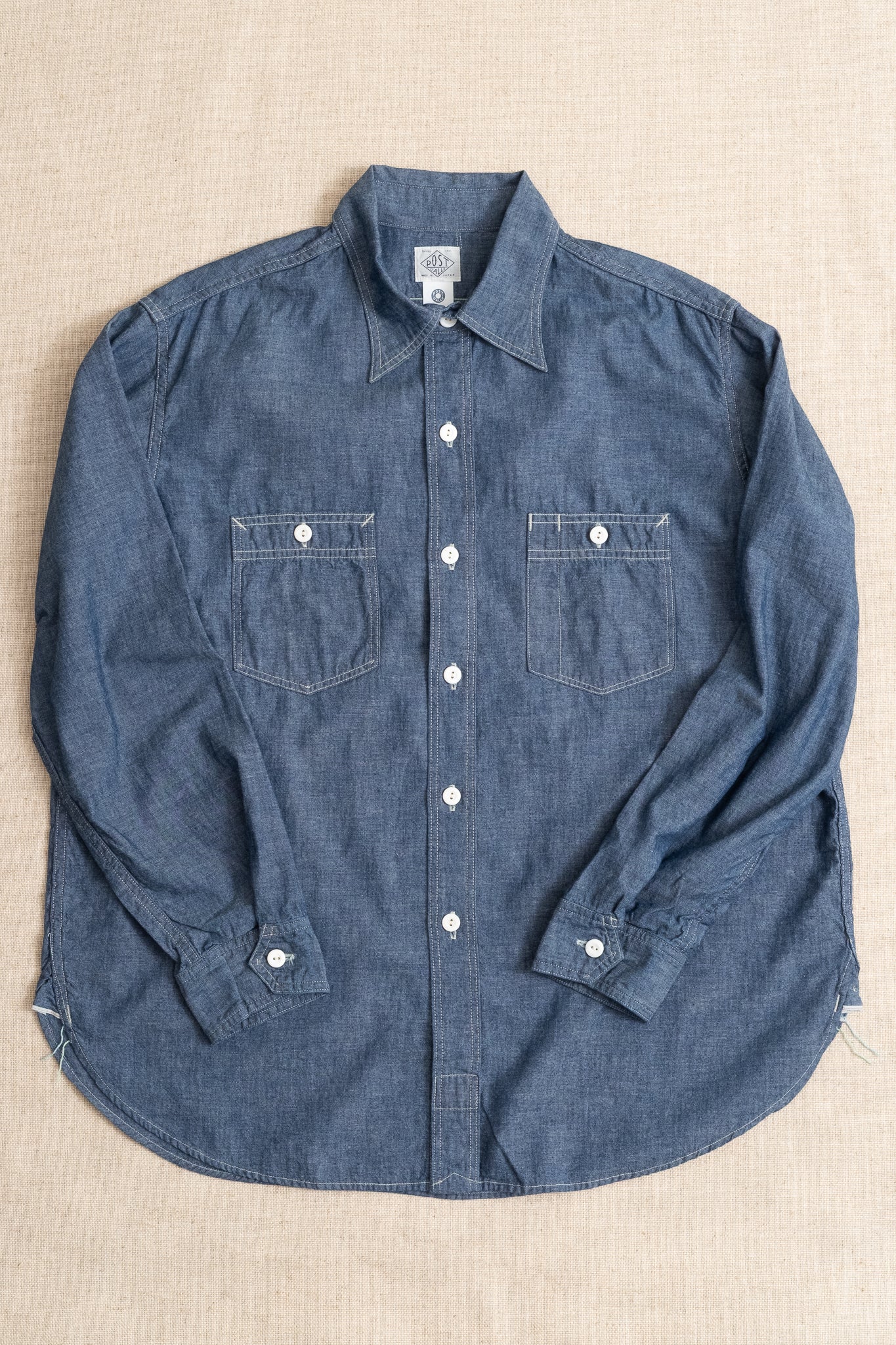 St.Louis Chambray Pocket Shirt - Indigo