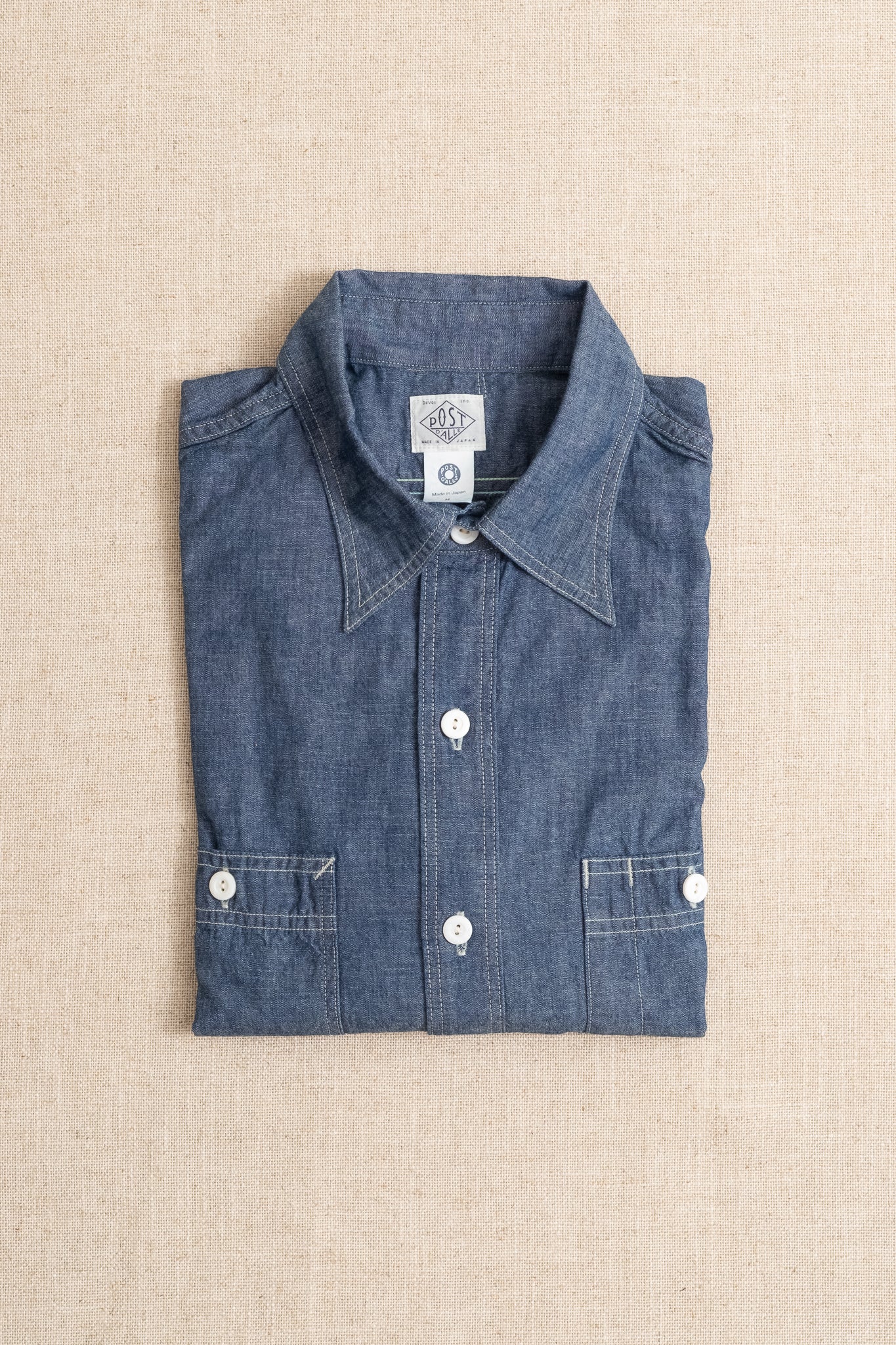 St.Louis Chambray Pocket Shirt - Indigo