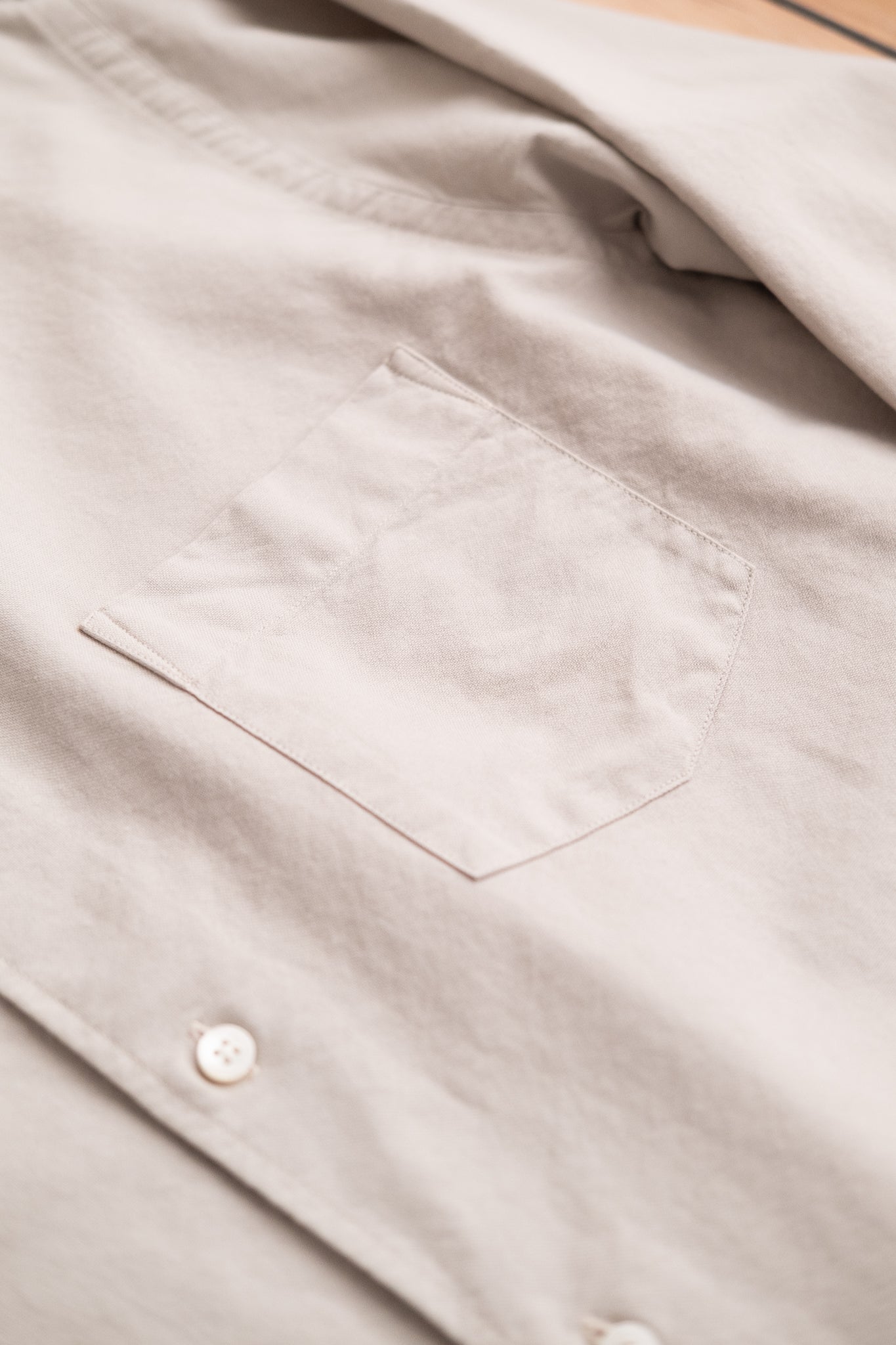 Standard Shirt Garment Dyed Oxford - Taupe