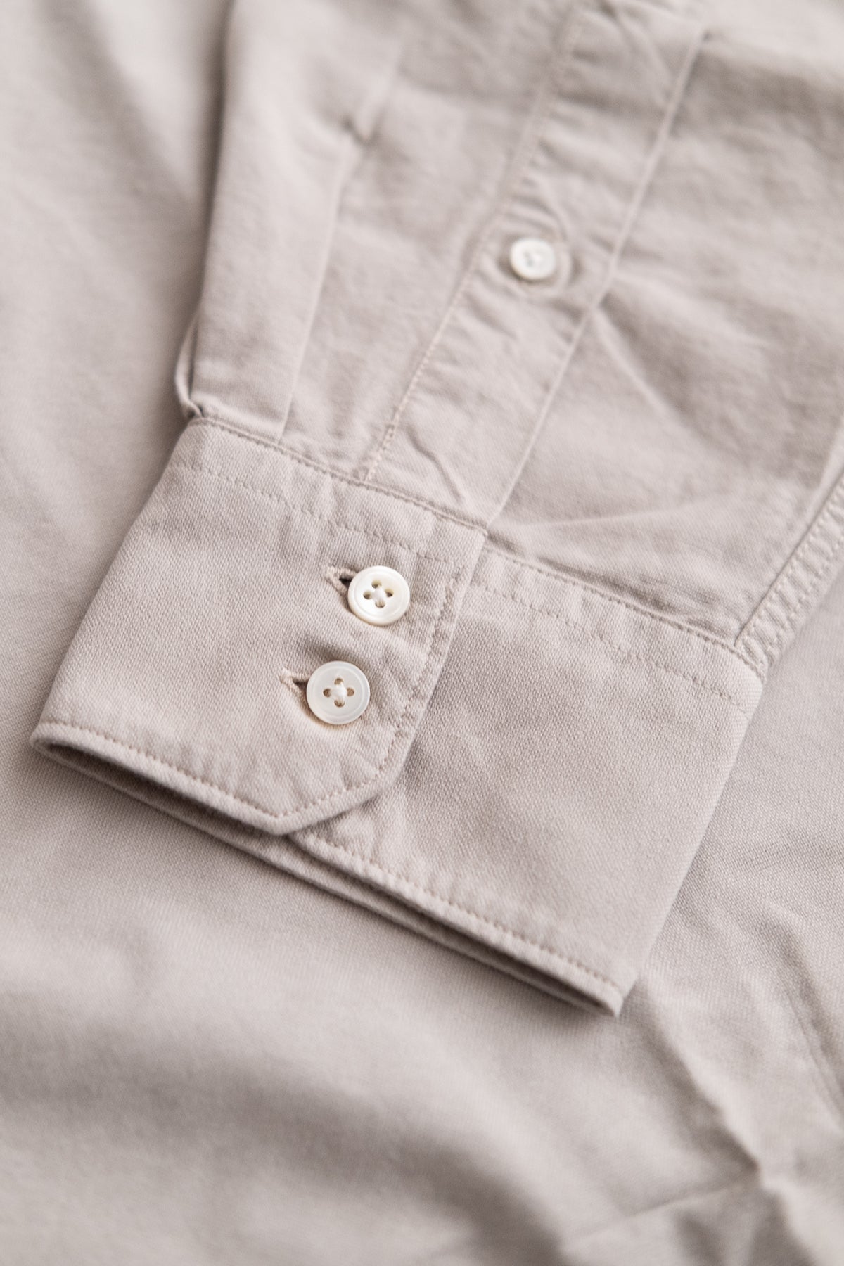 Standard Shirt Garment Dyed Oxford - Taupe