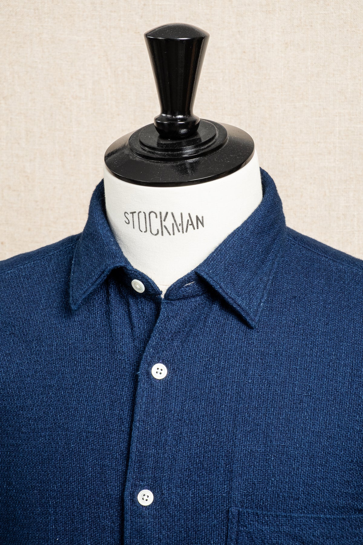 Standard Shirt Japanese Dobby - Dark Indigo