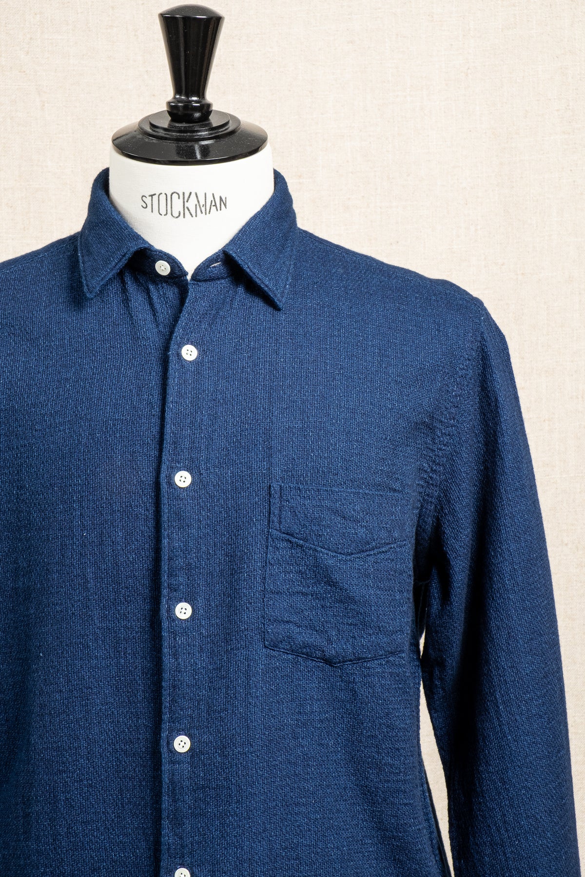 Standard Shirt Japanese Dobby - Dark Indigo