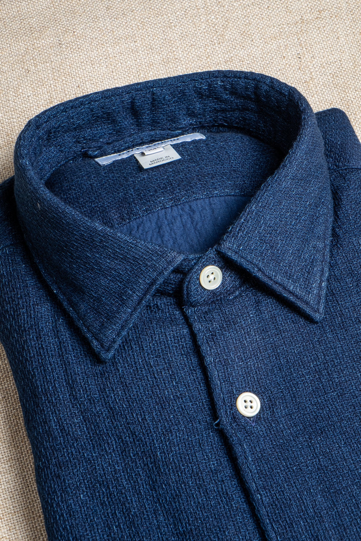 Standard Shirt Japanese Dobby - Dark Indigo