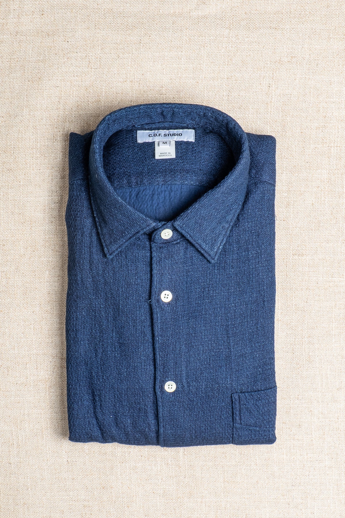 Standard Shirt Japanese Dobby - Dark Indigo