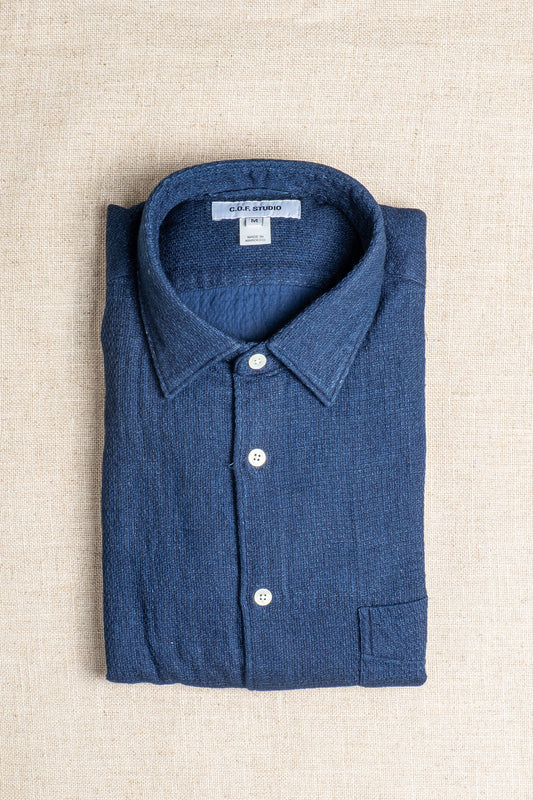 Standard Shirt Japanese Dobby - Dark Indigo
