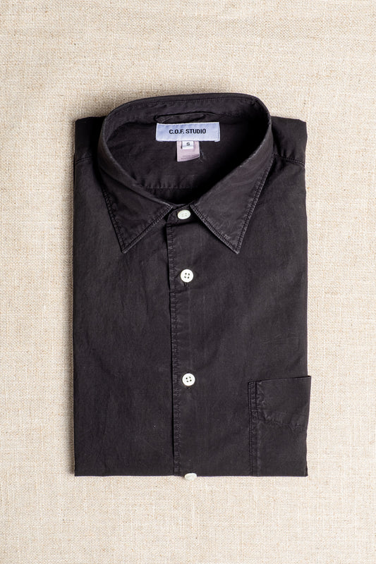 Standard Shirt Solid Poplin - Black