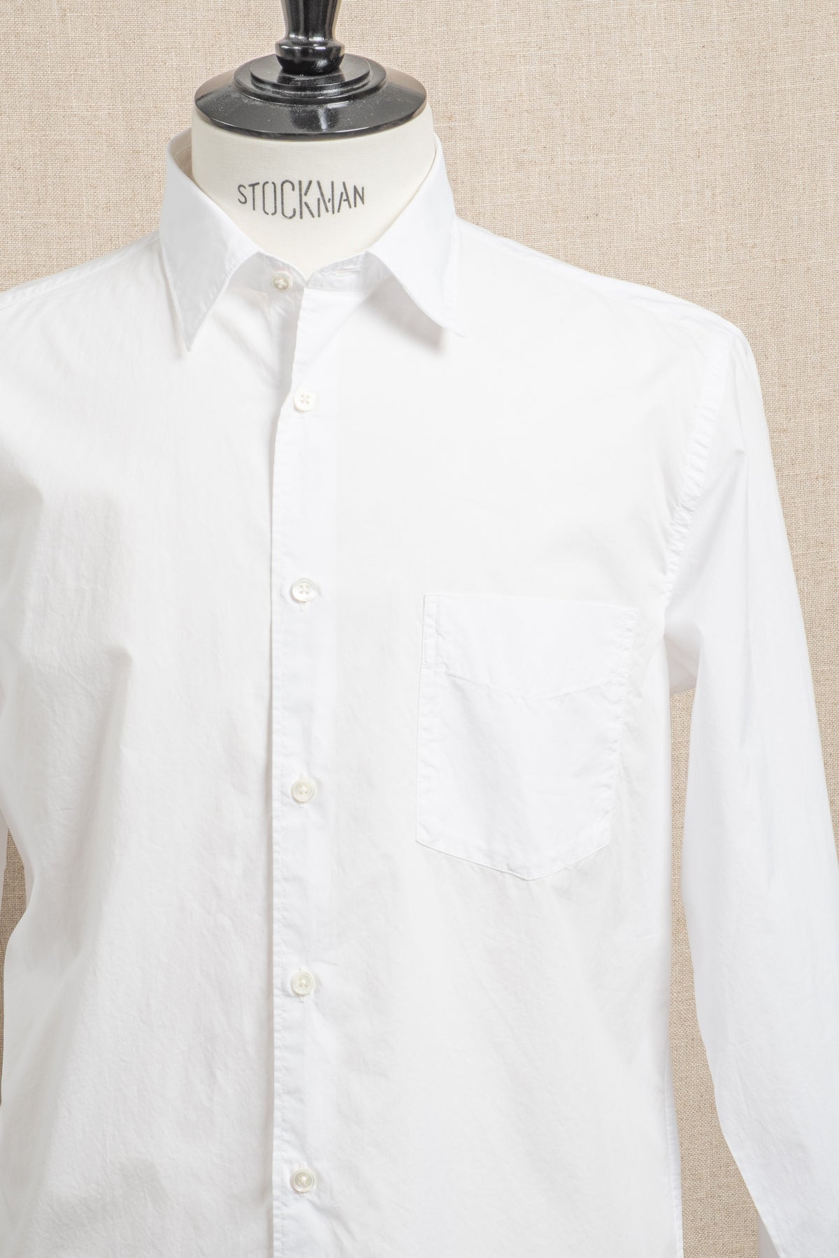 Standard Shirt Solid Poplin - White