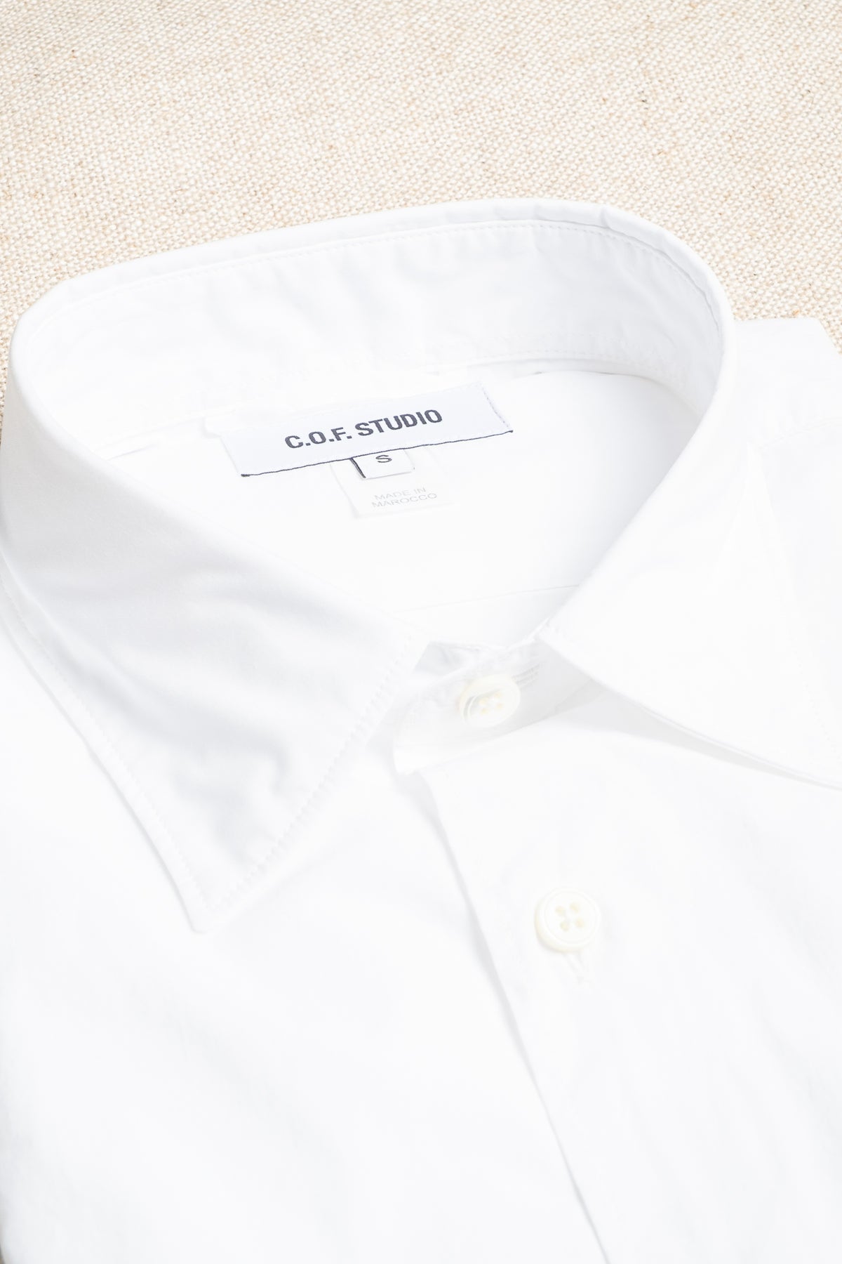 Standard Shirt Solid Poplin - White