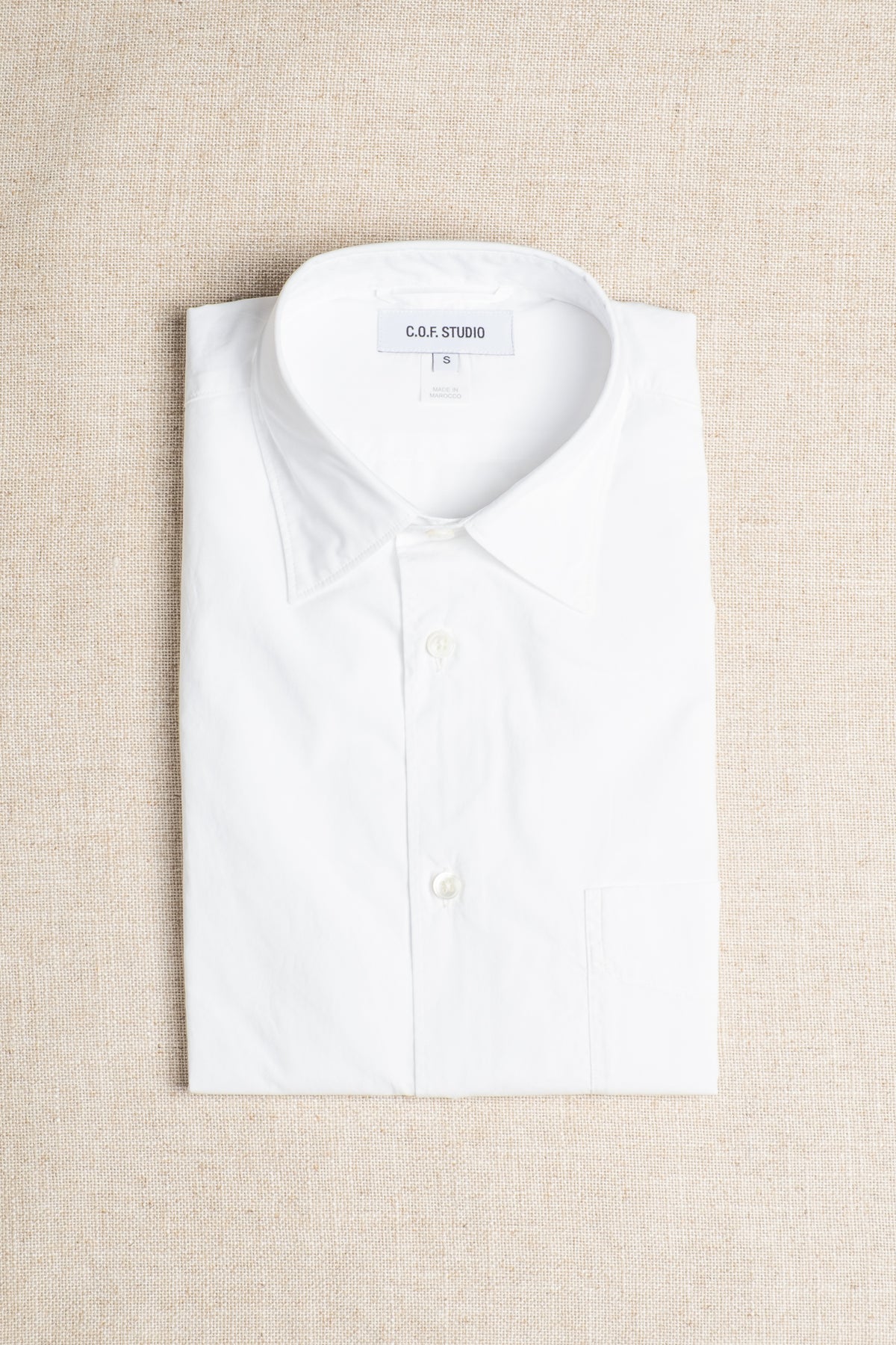 Standard Shirt Solid Poplin - White