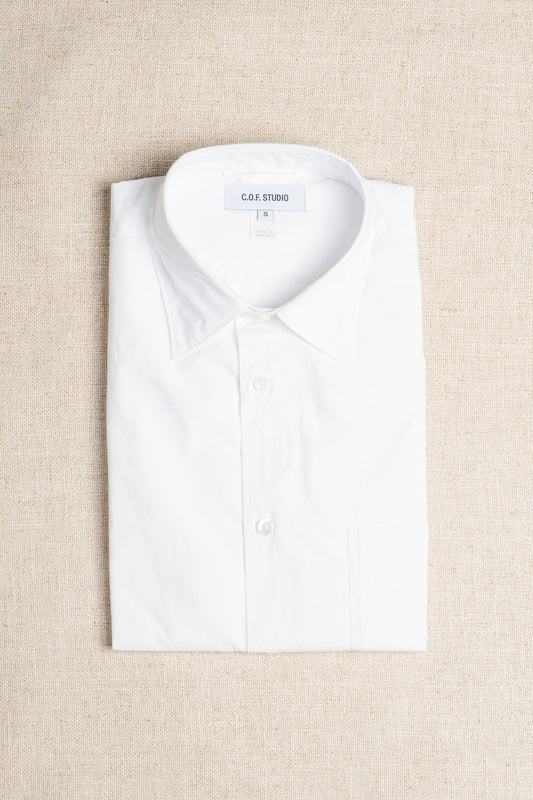 Standard Shirt Solid Poplin - White