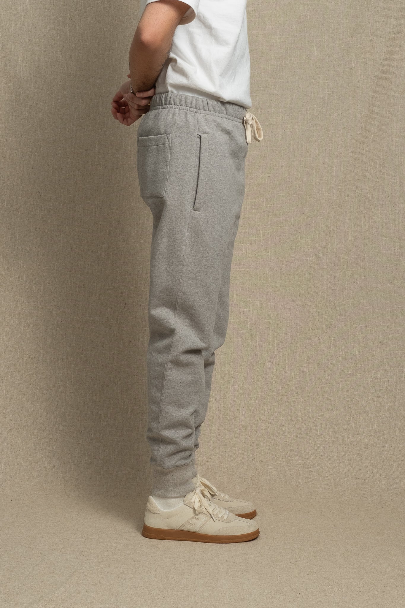 Good Originals 10oz Loopwheel Sweatpants - Grey Melange