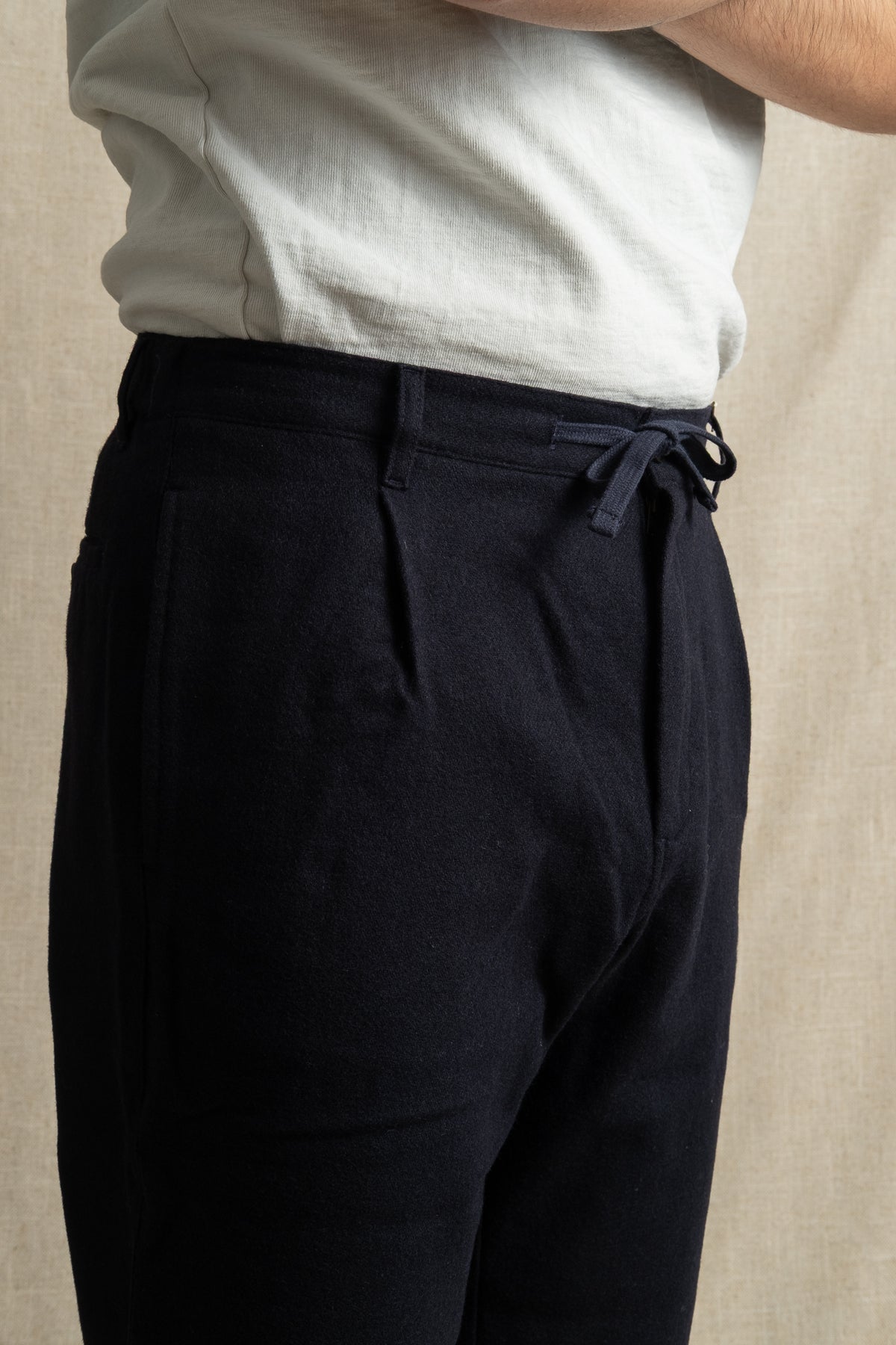 Tanker Pants Wool Blend - Navy