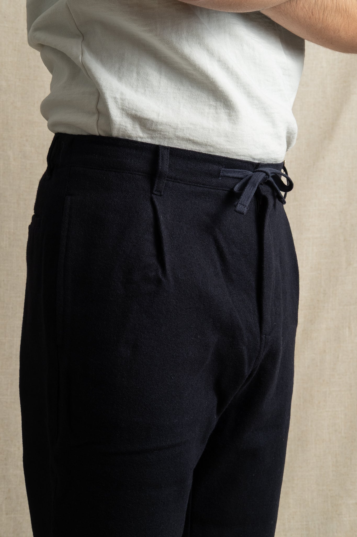 Tanker Pants Wool Blend - Navy