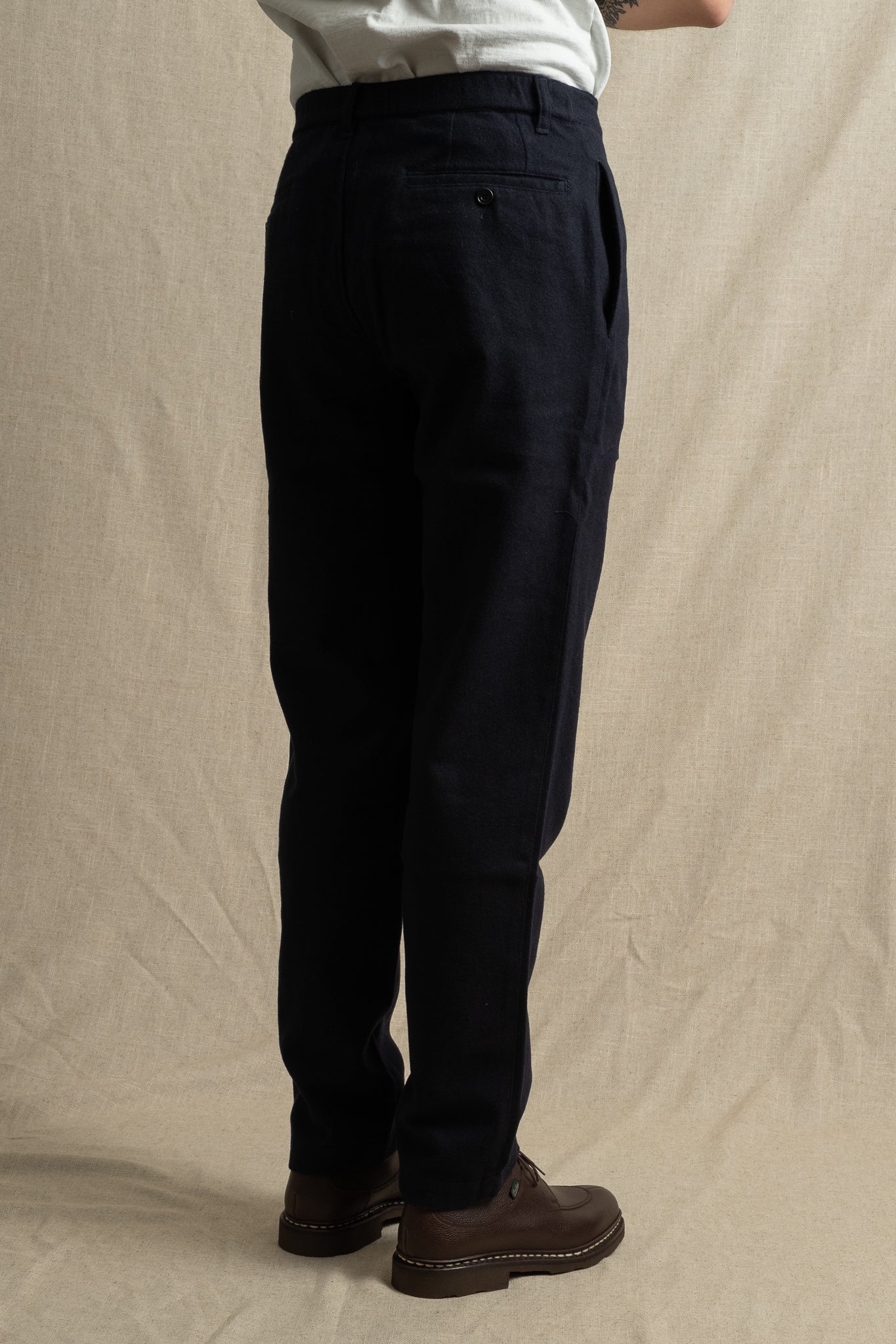 Tanker Pants Wool Blend - Navy