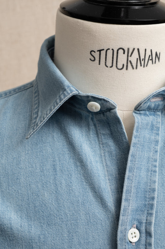 Texas Shirt 7.6oz Indigo - Vintage Wash