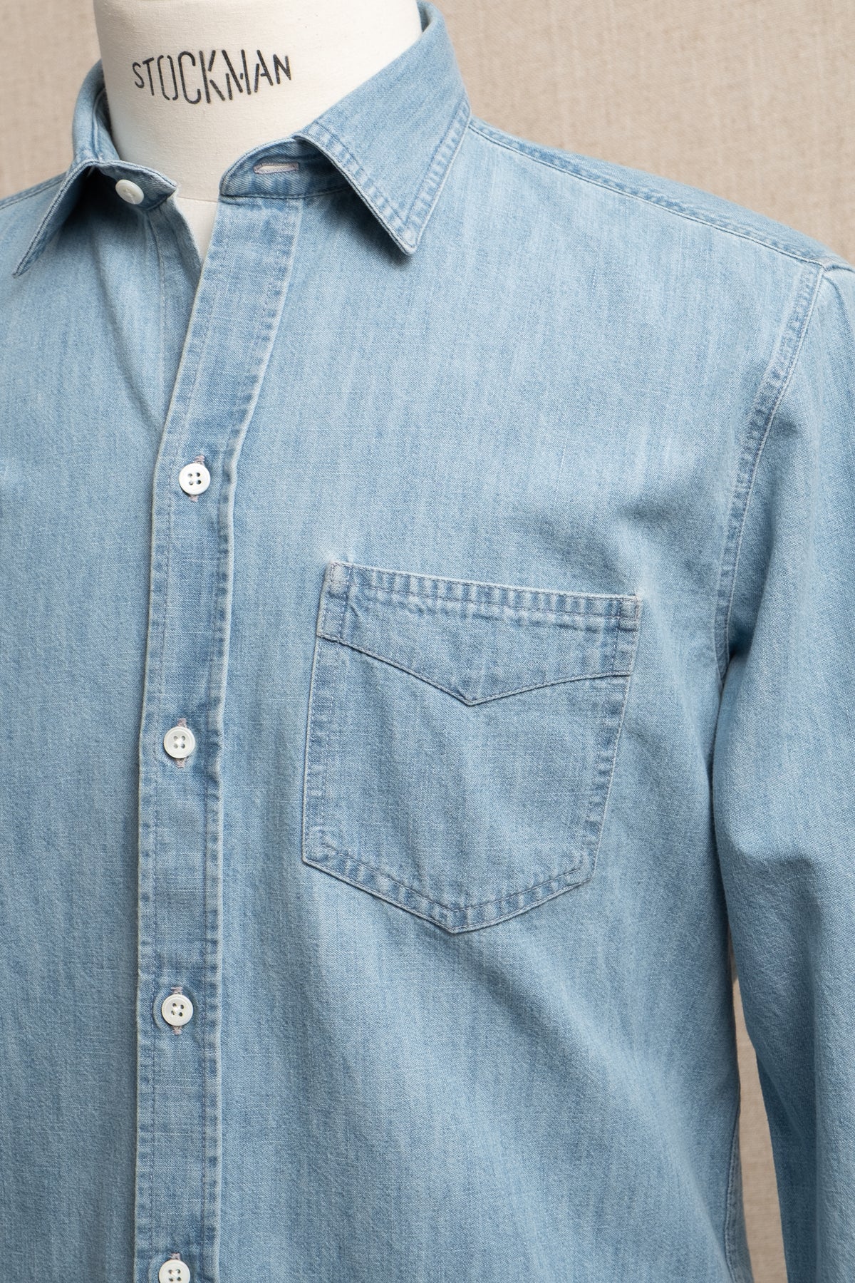Texas Shirt 7.6oz Indigo - Vintage Wash