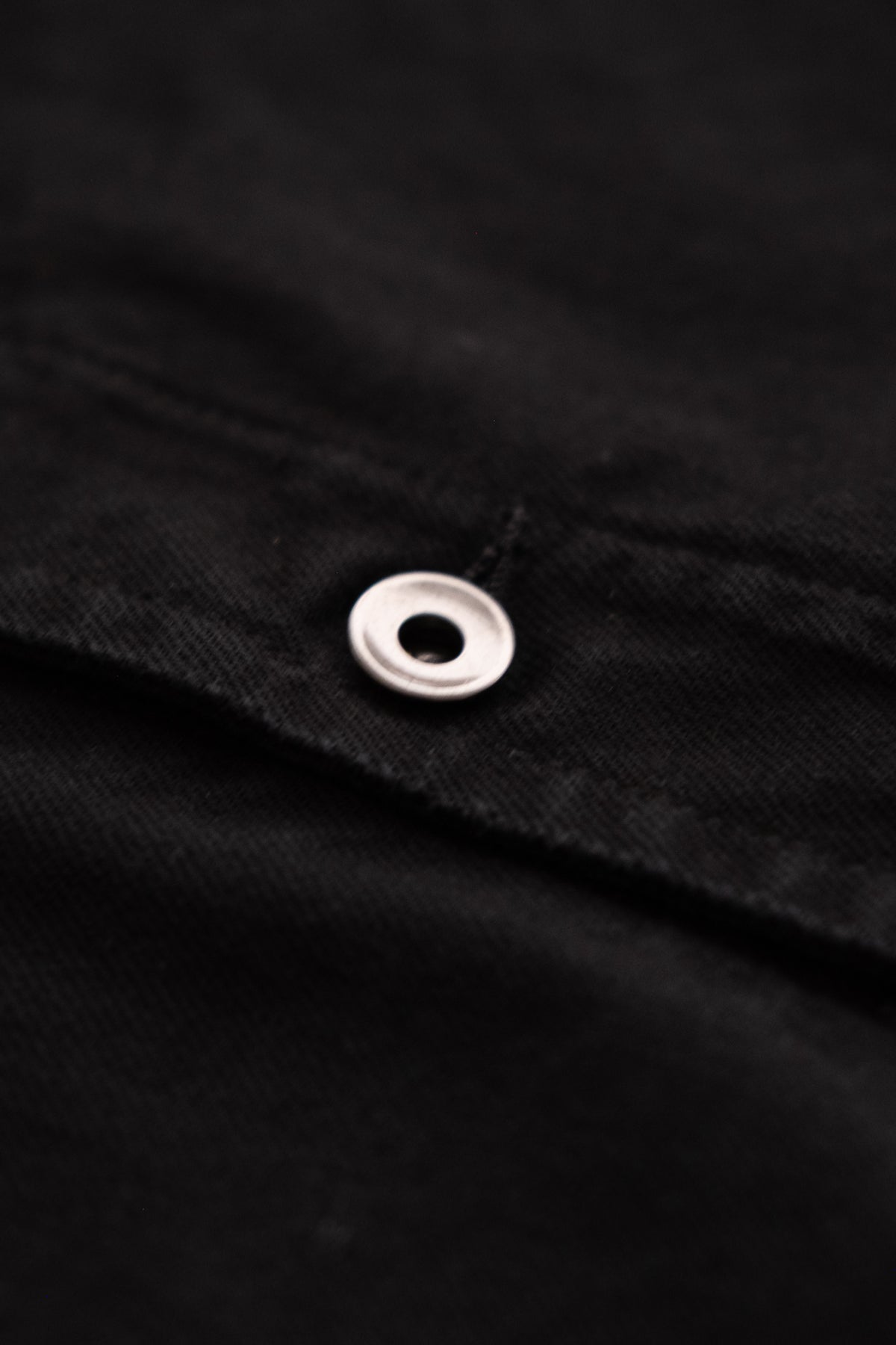 Trucker Shirt 11oz Black Denim - Rinsed