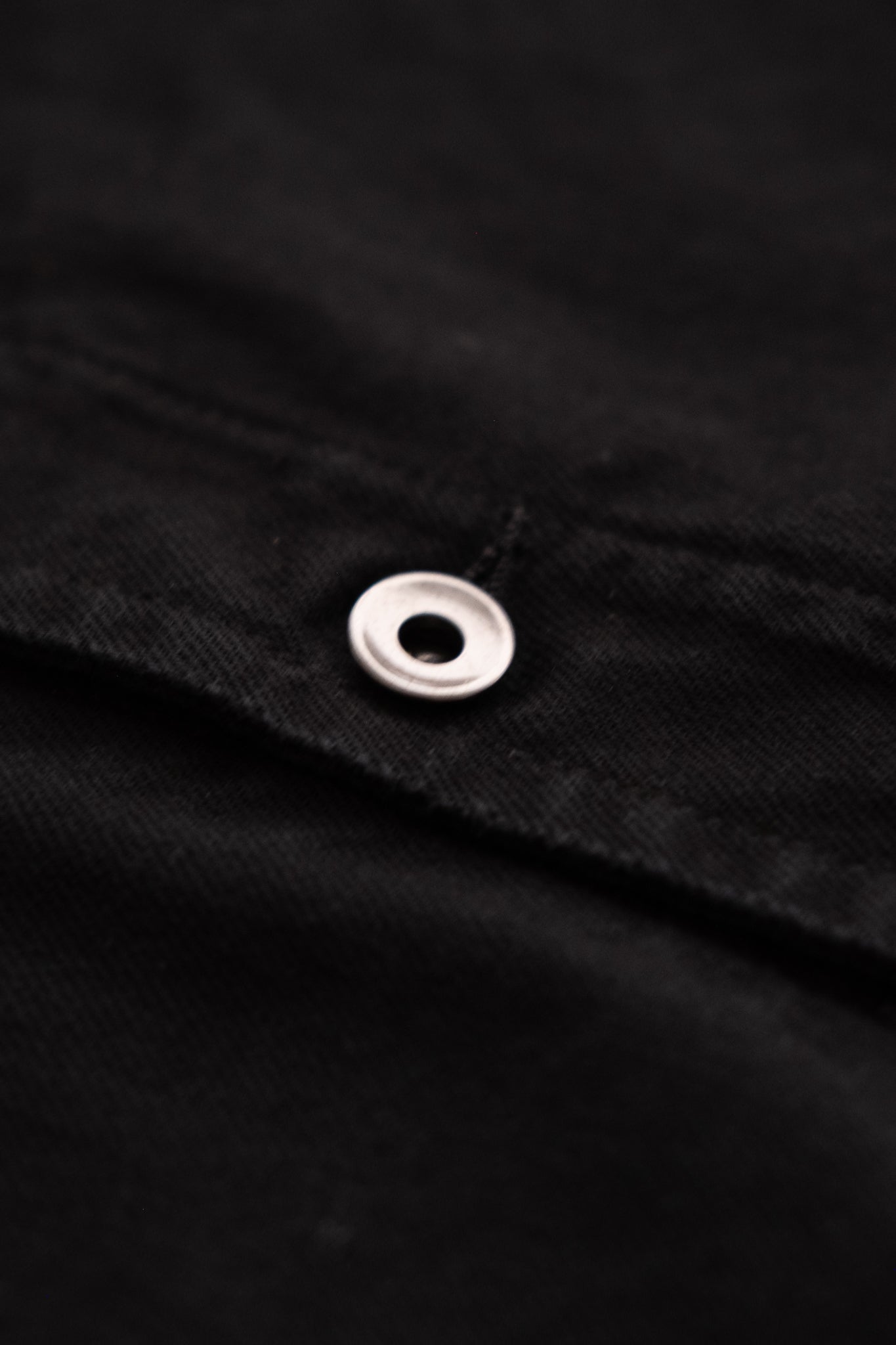 Trucker Shirt 11oz Black Denim - Rinsed