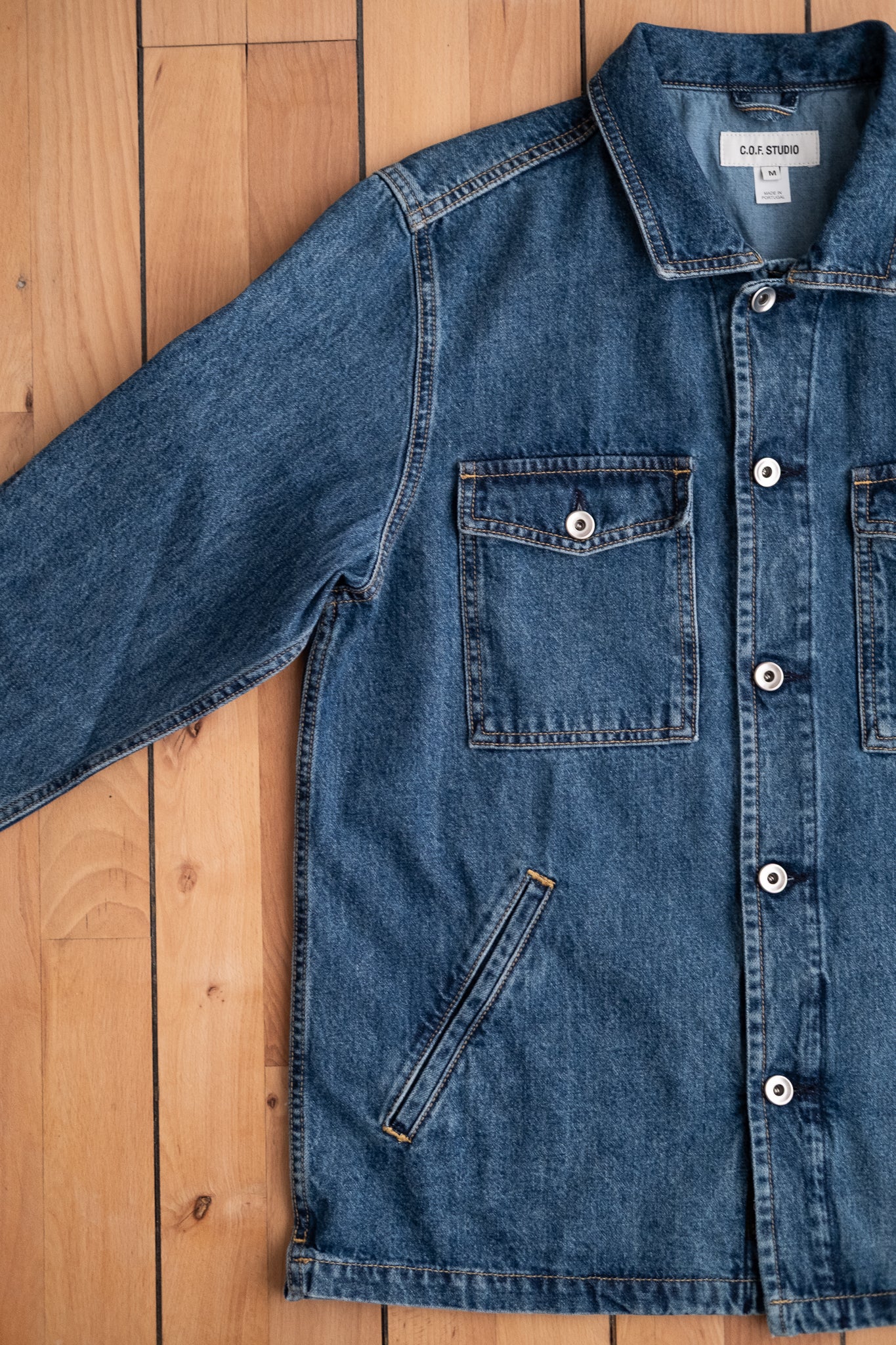 Trucker Shirt 11oz Indigo Denim - Authentic Aged