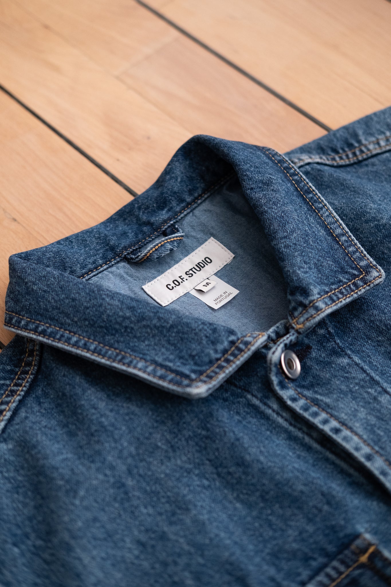 Trucker Shirt 11oz Indigo Denim - Authentic Aged