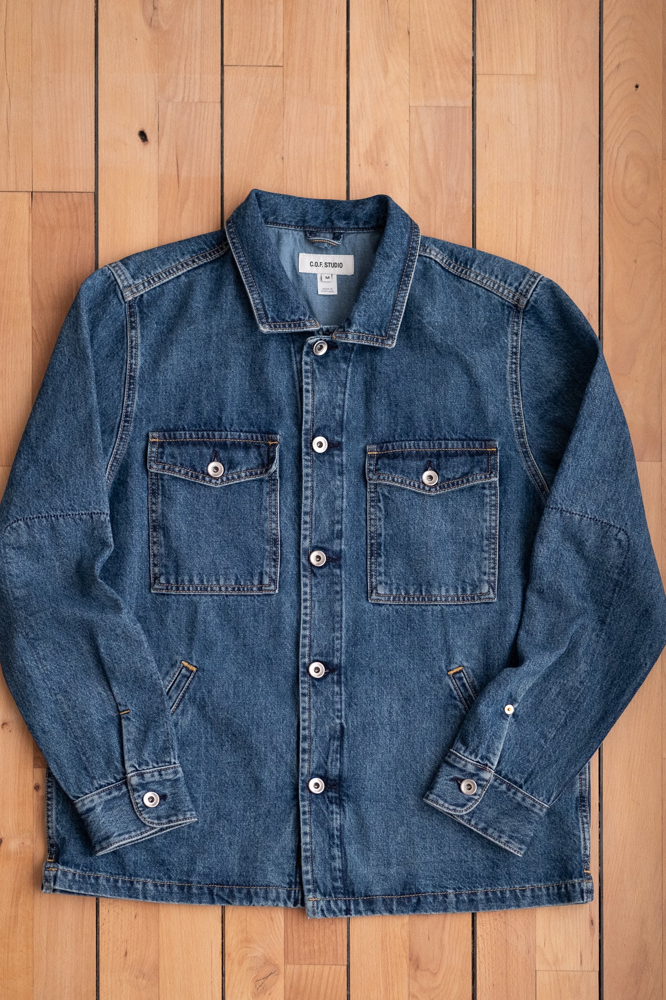 Trucker Shirt 11oz Indigo Denim - Authentic Aged