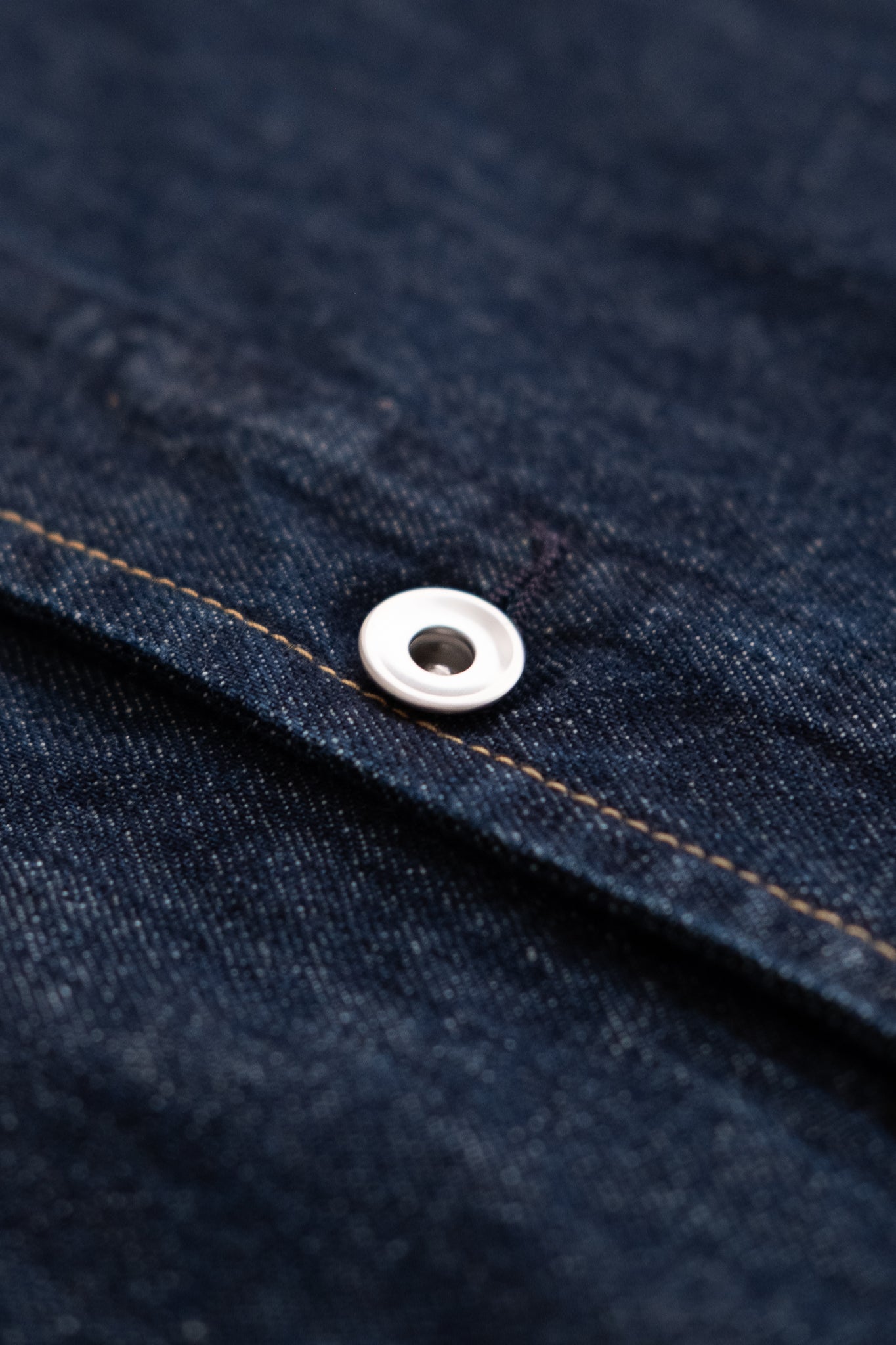 Trucker Shirt 11oz Indigo Denim - Rinsed