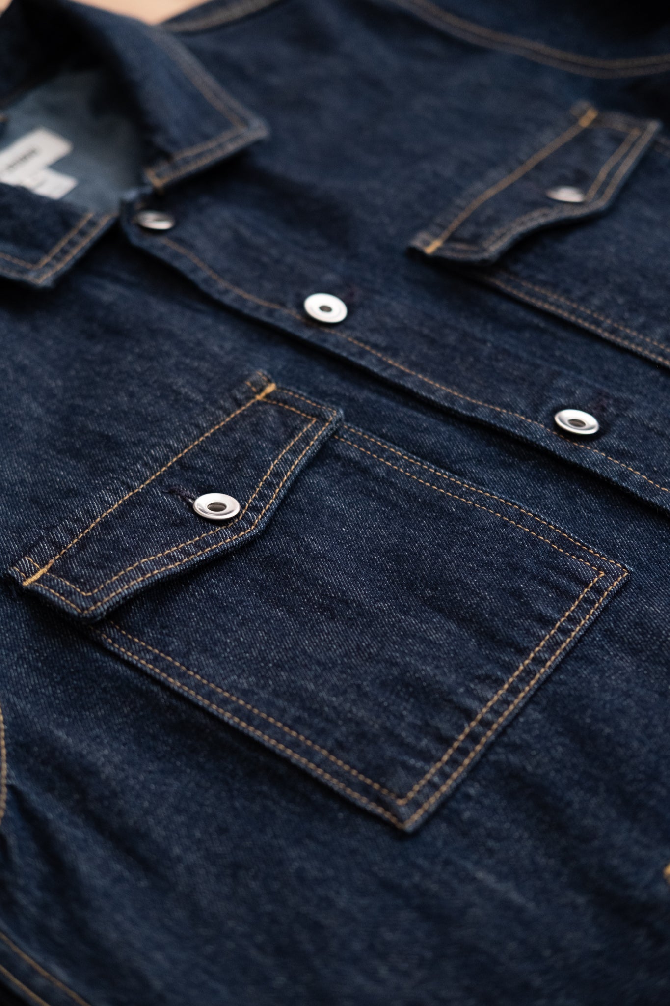 Trucker Shirt 11oz Indigo Denim - Rinsed
