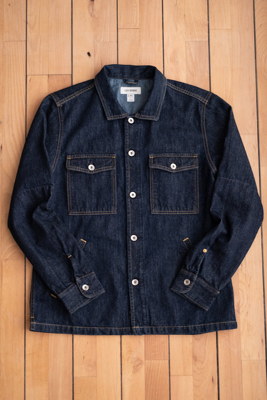 Trucker Shirt 11oz Indigo Denim - Rinsed