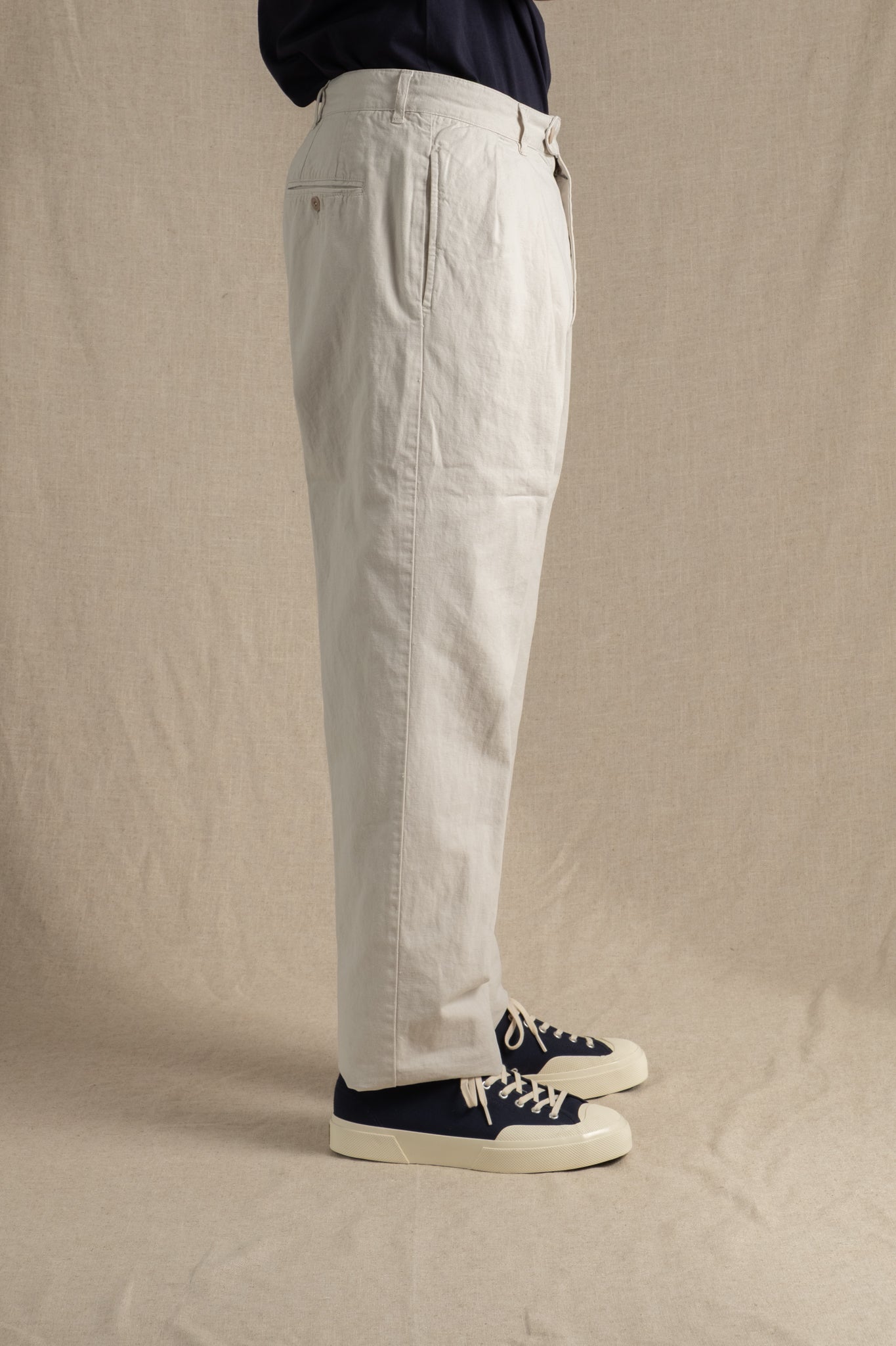 Trunk Double Pleated Chino - Sand