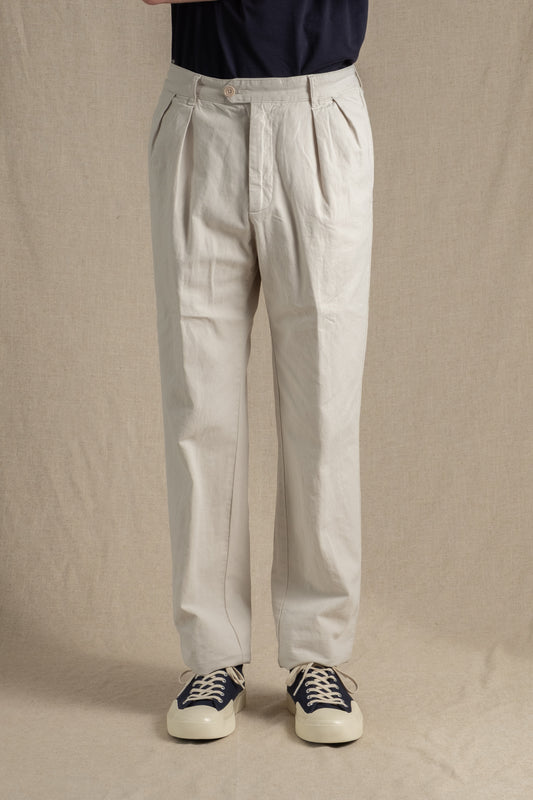 Trunk Double Pleated Chino - Sand