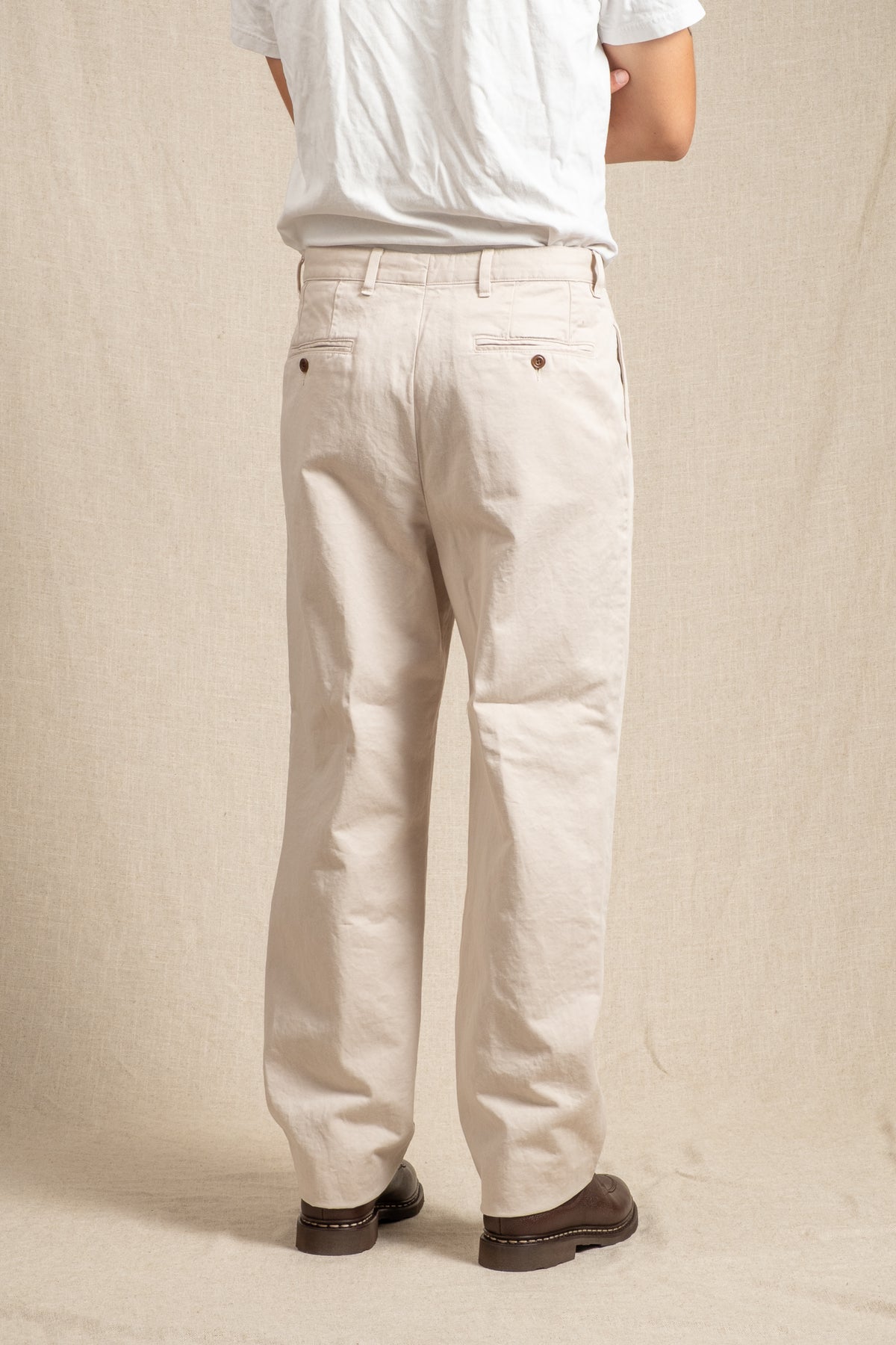 Trunk Double Pleated Chino - Stone