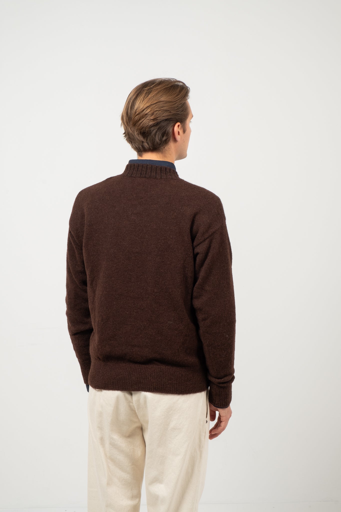 V-Neck Sweater - Marronne