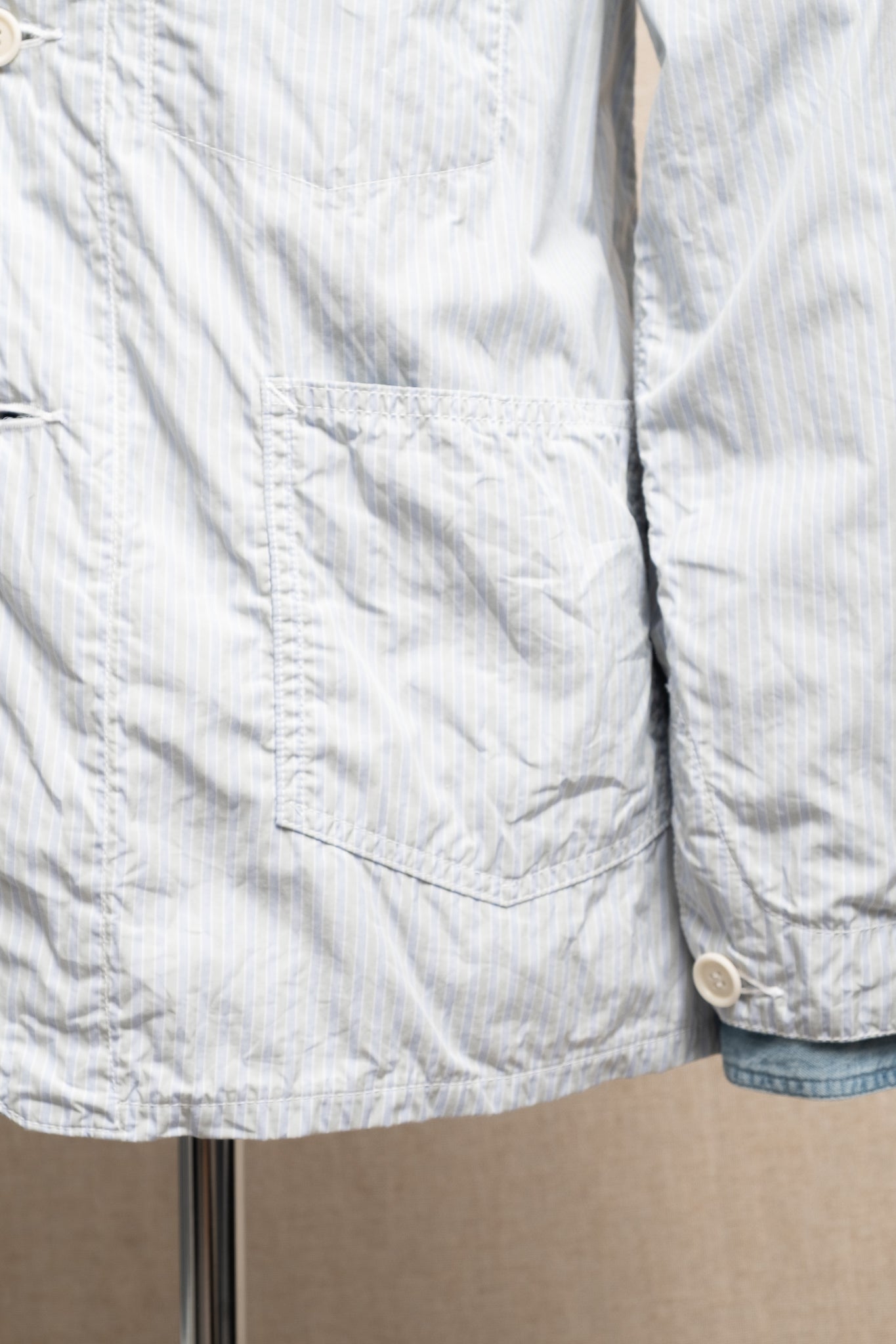 WWII No.1 Jacket - Green Stripe