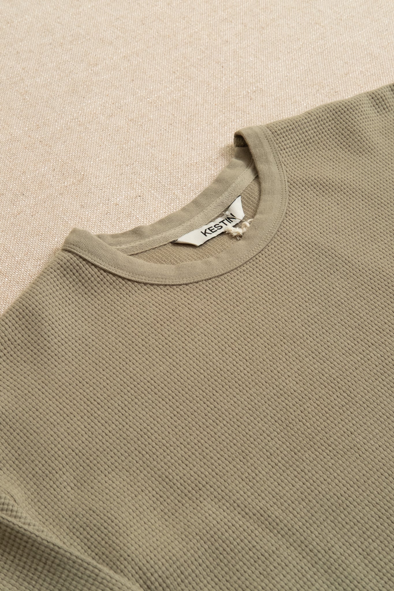Waternish Long Sleeve Waffle Tee - Sage
