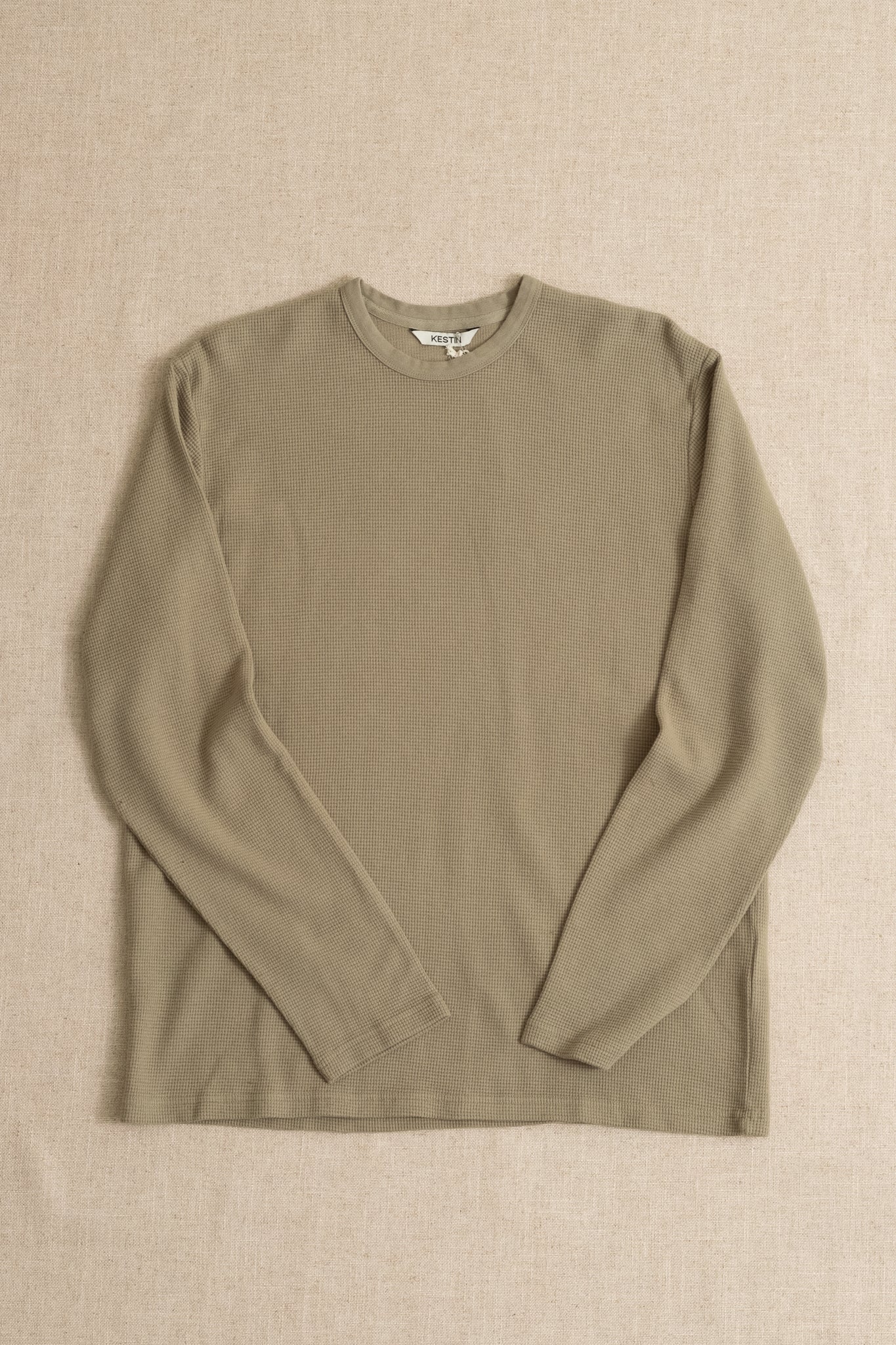 Waternish Long Sleeve Waffle Tee - Sage