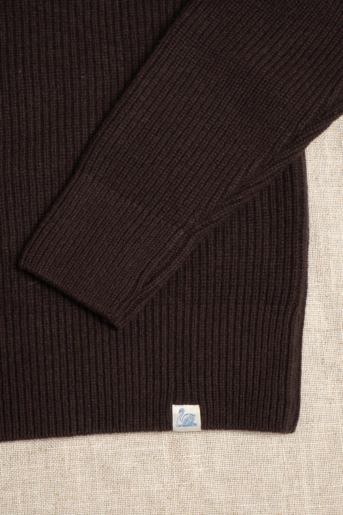 Merino x Cashmere Crewneck Sweater - Espresso