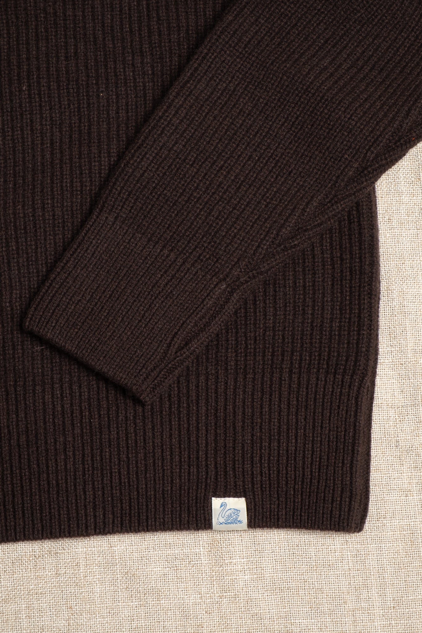 Merino x Cashmere Crewneck Sweater - Espresso