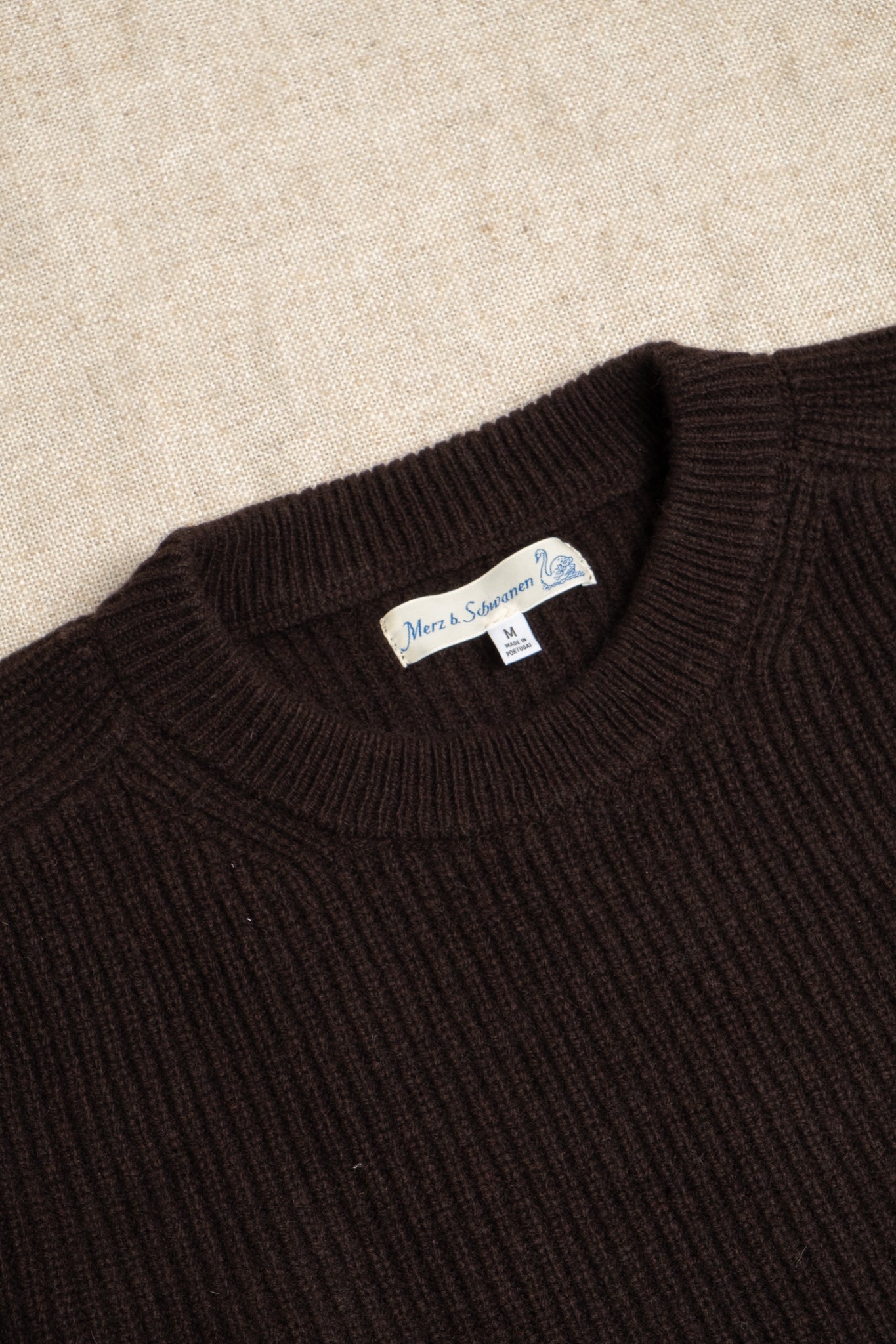 Merino x Cashmere Crewneck Sweater - Espresso