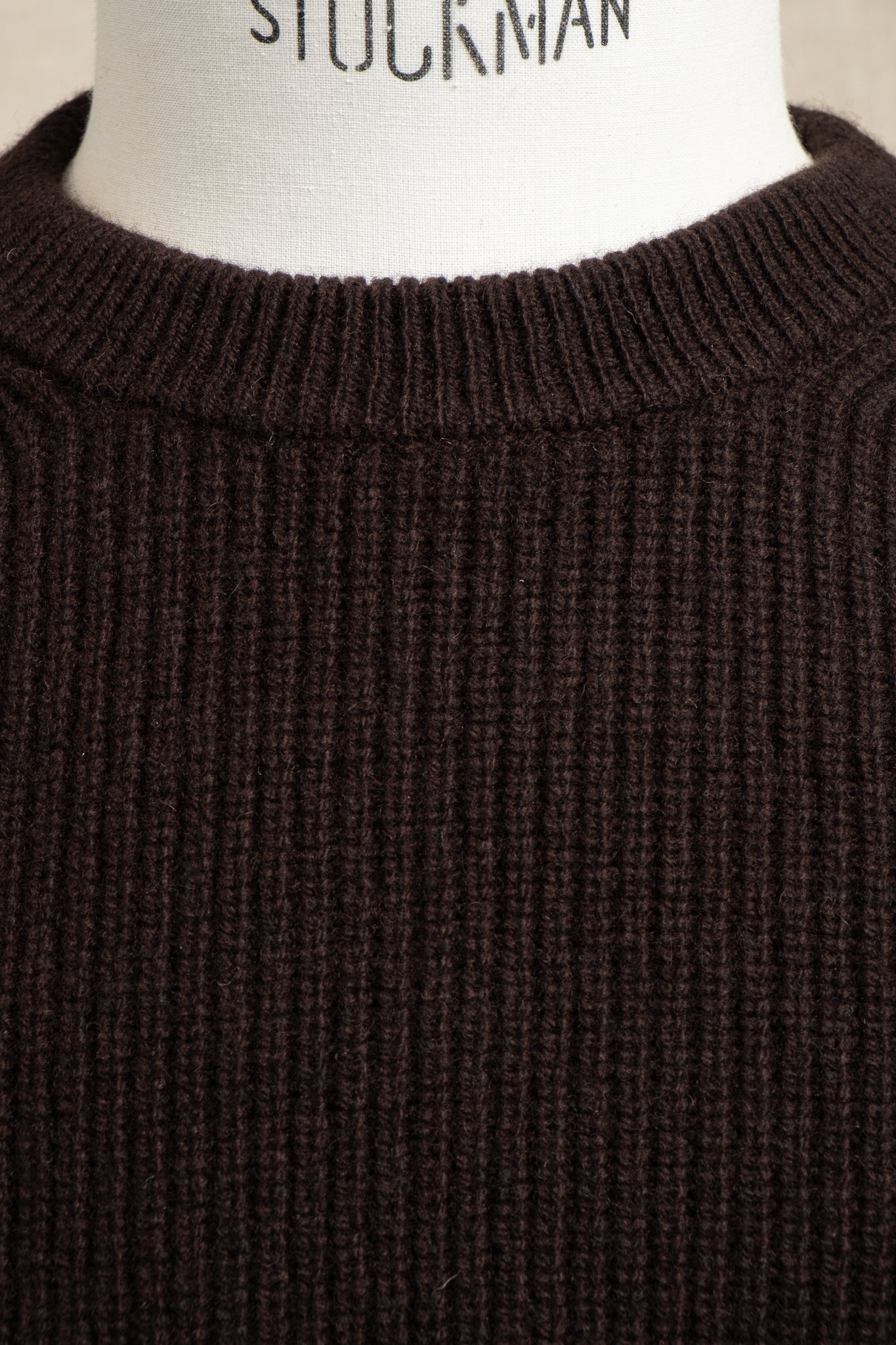 Merino x Cashmere Crewneck Sweater - Espresso