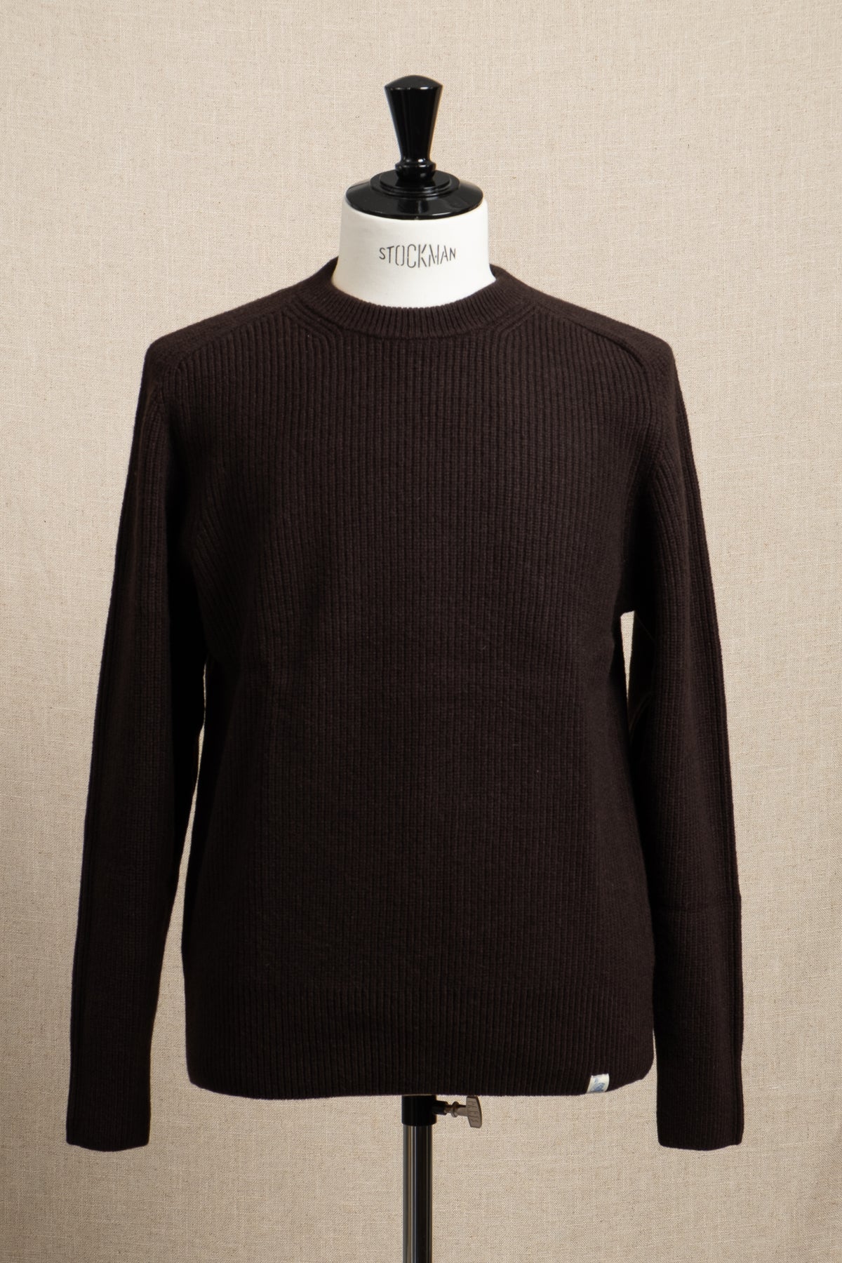 Merino x Cashmere Crewneck Sweater - Espresso