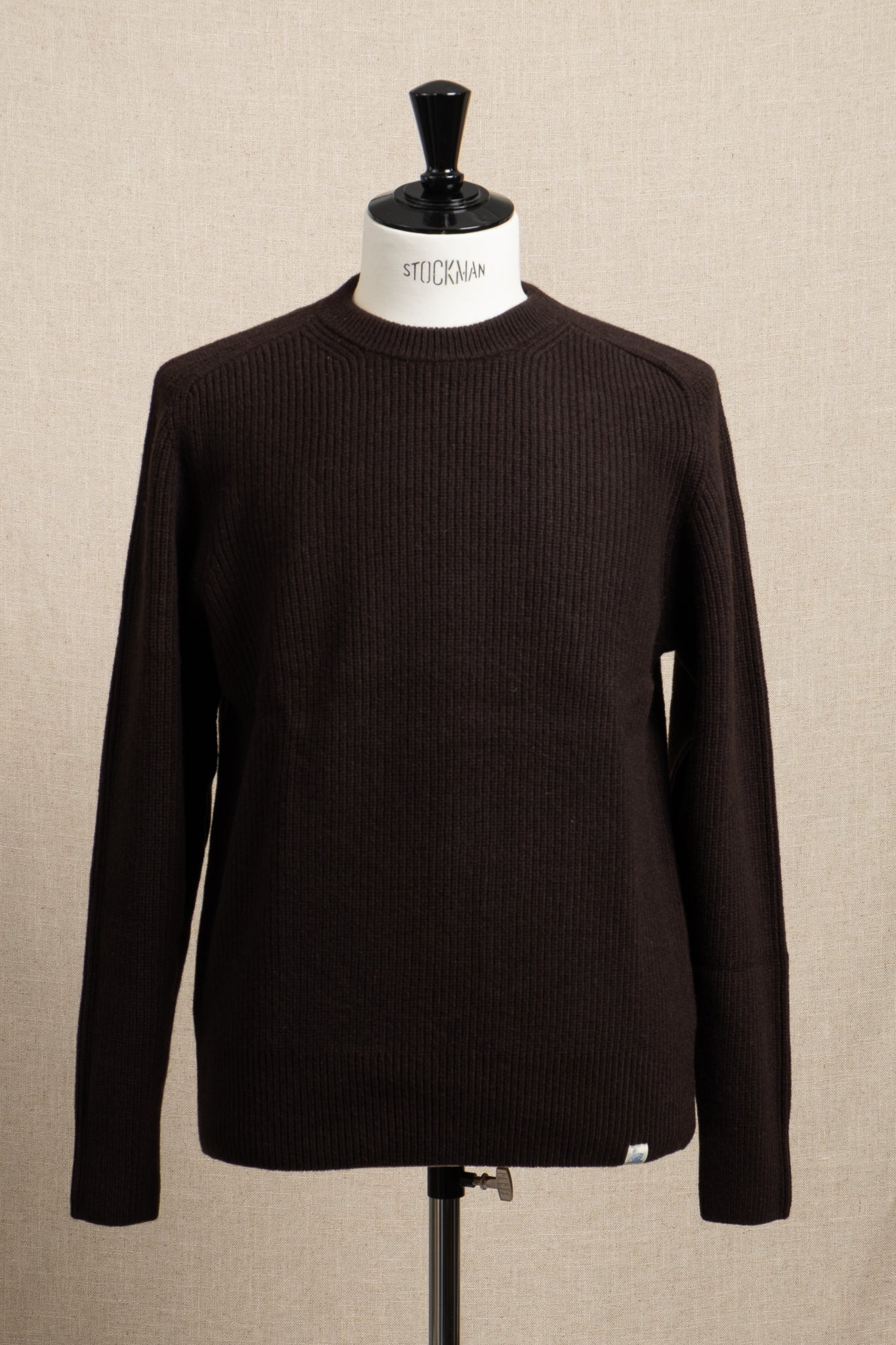 Merino x Cashmere Crewneck Sweater - Espresso