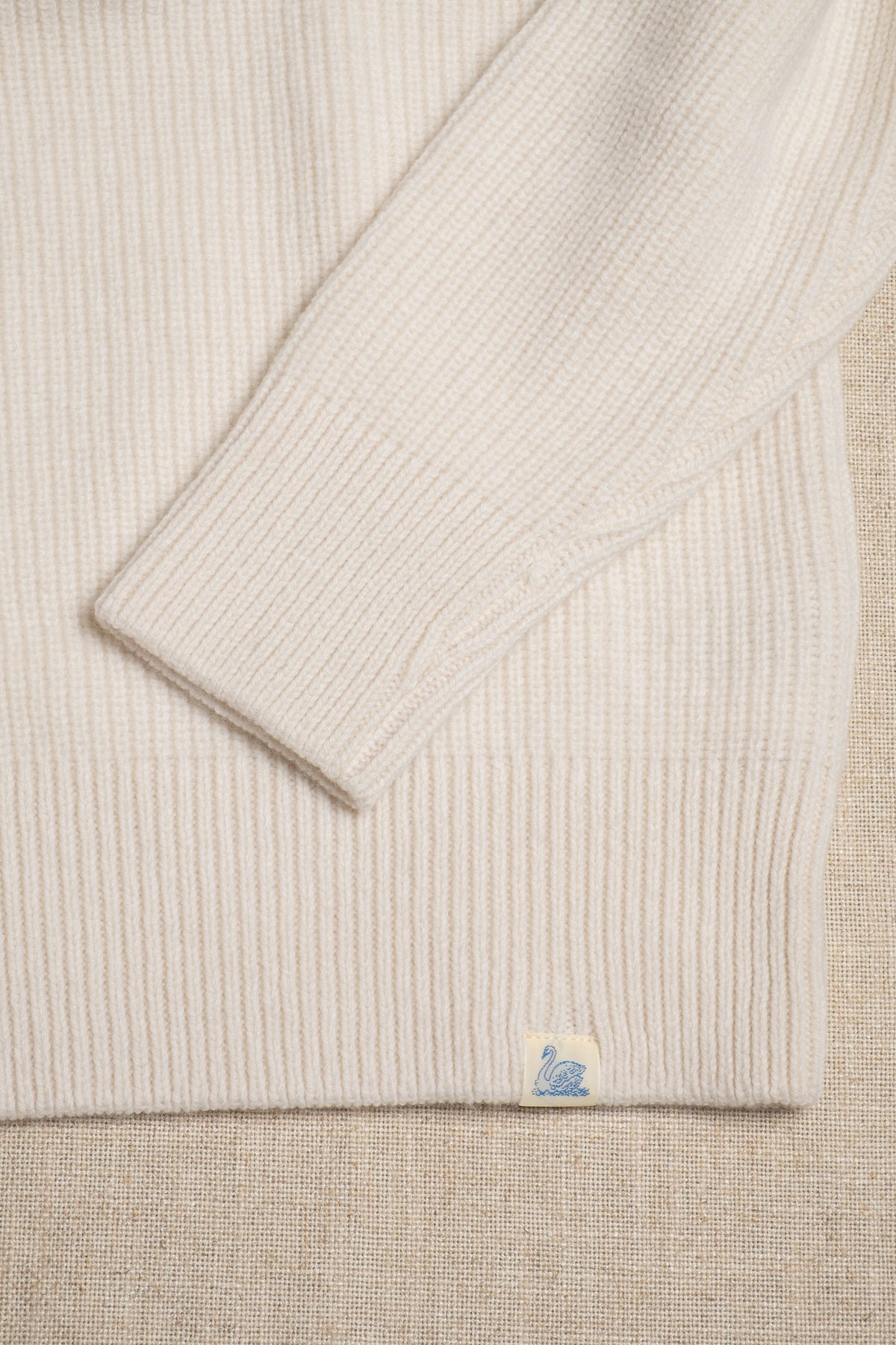 Merino x Cashmere Crewneck Sweater - Nature