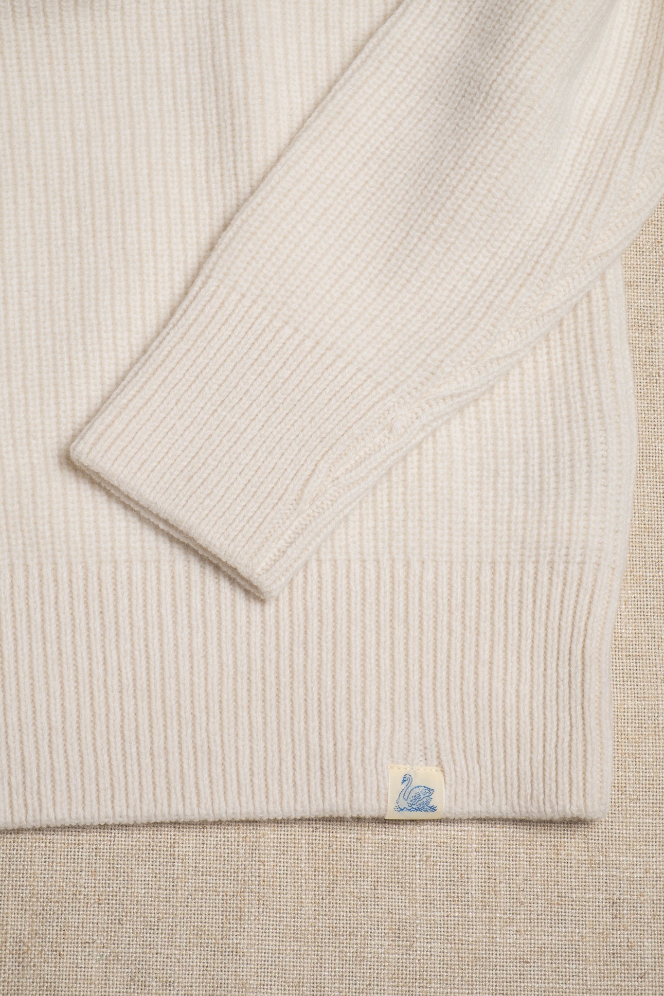 Merino x Cashmere Crewneck Sweater - Nature