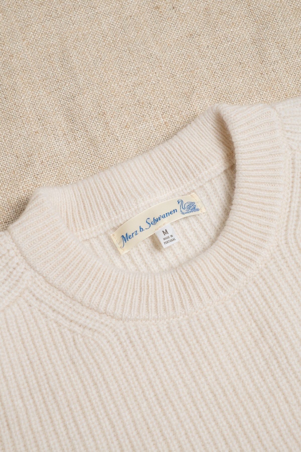 Merino x Cashmere Crewneck Sweater - Nature