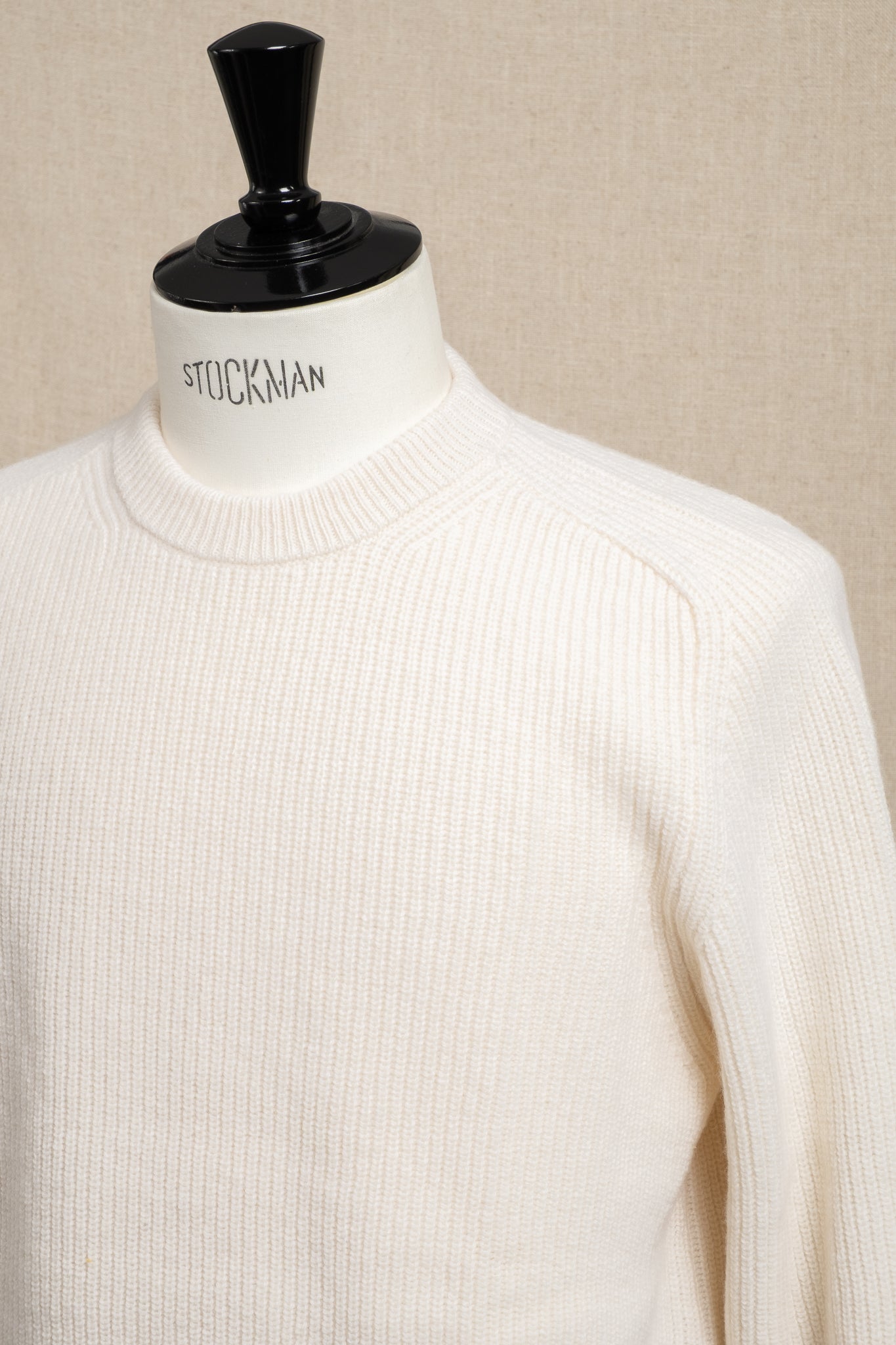 Merino x Cashmere Crewneck Sweater - Nature