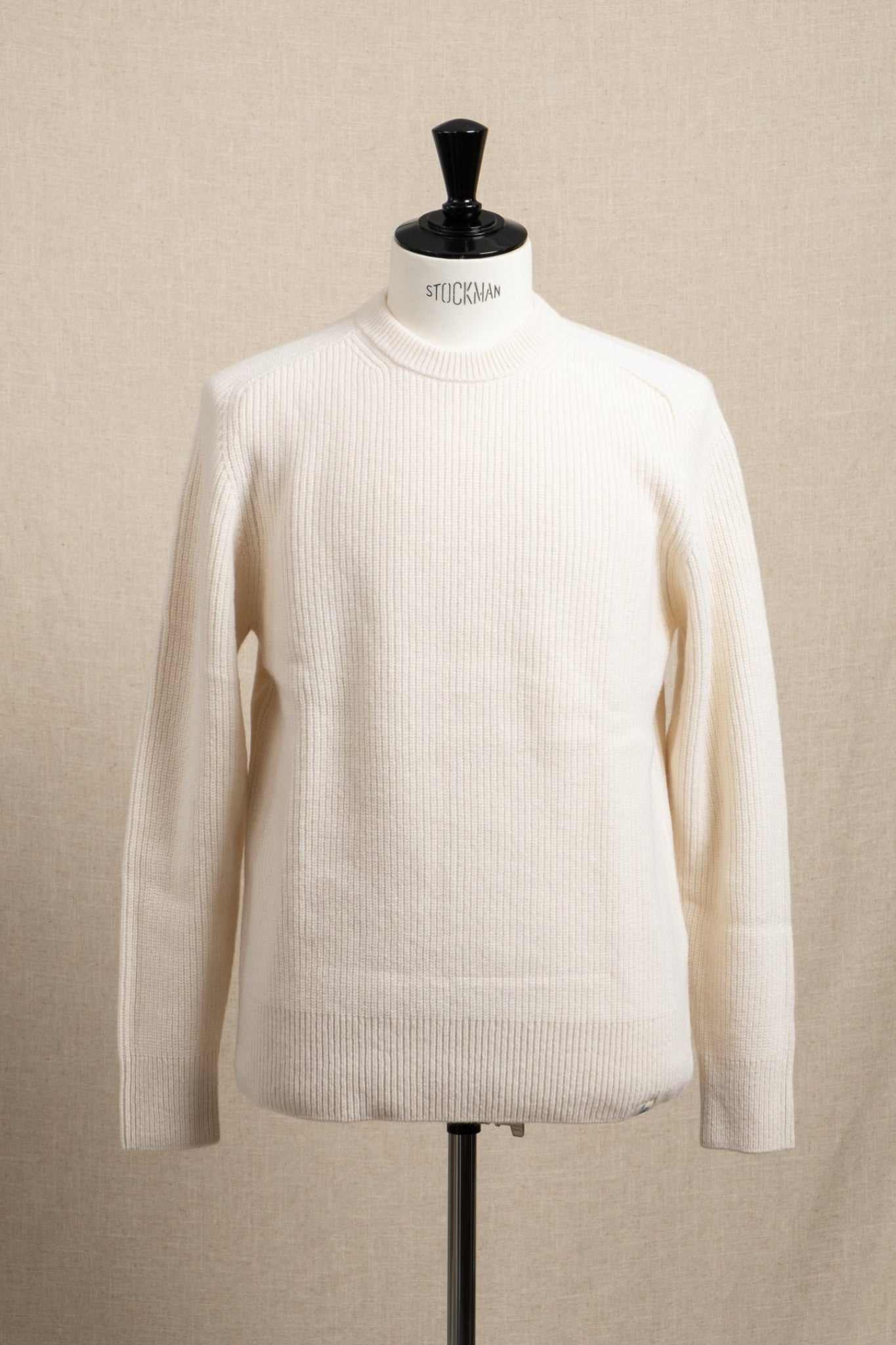 Merino x Cashmere Crewneck Sweater - Nature