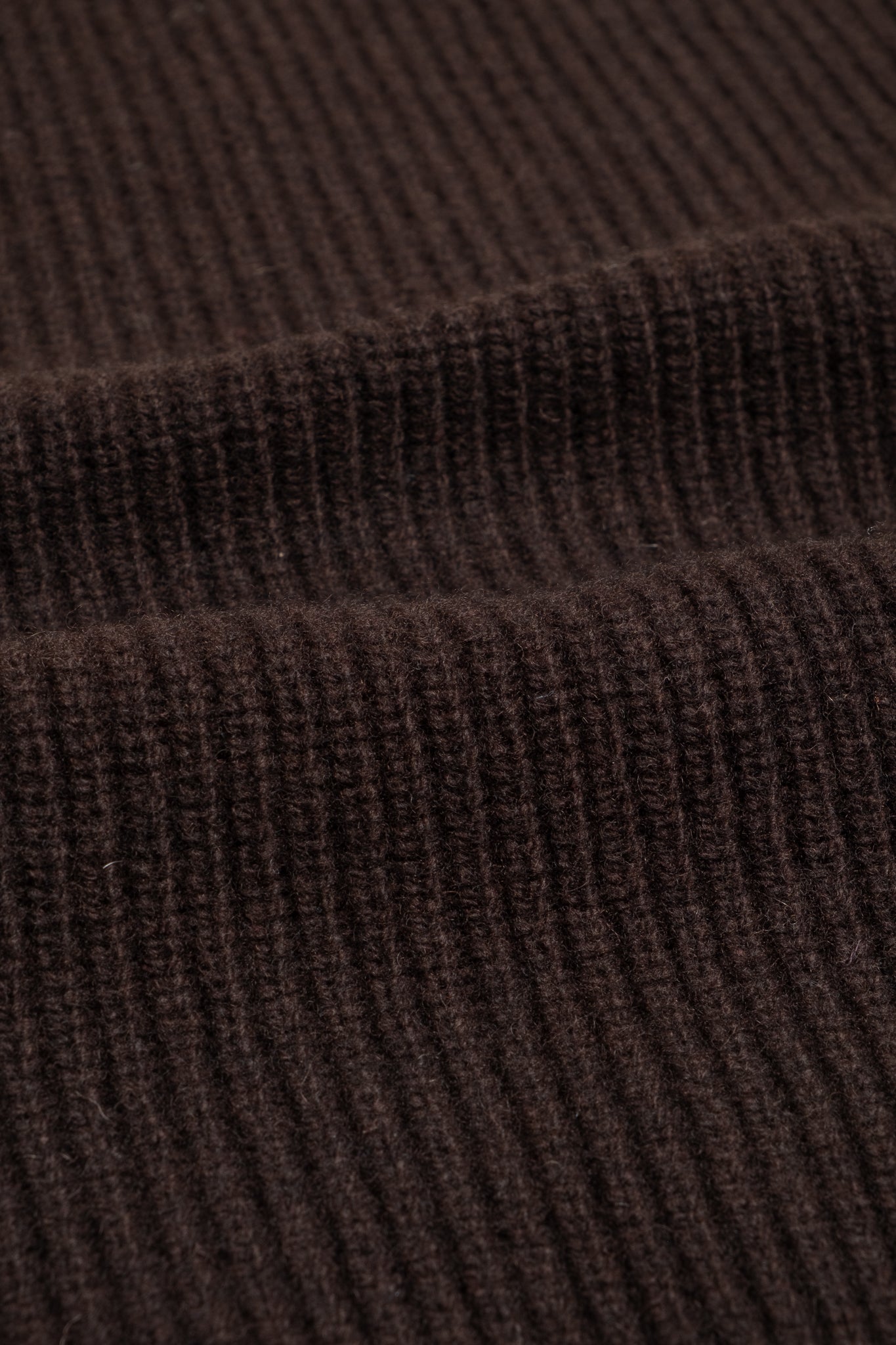 Merino x Cashmere Crewneck Sweater - Espresso