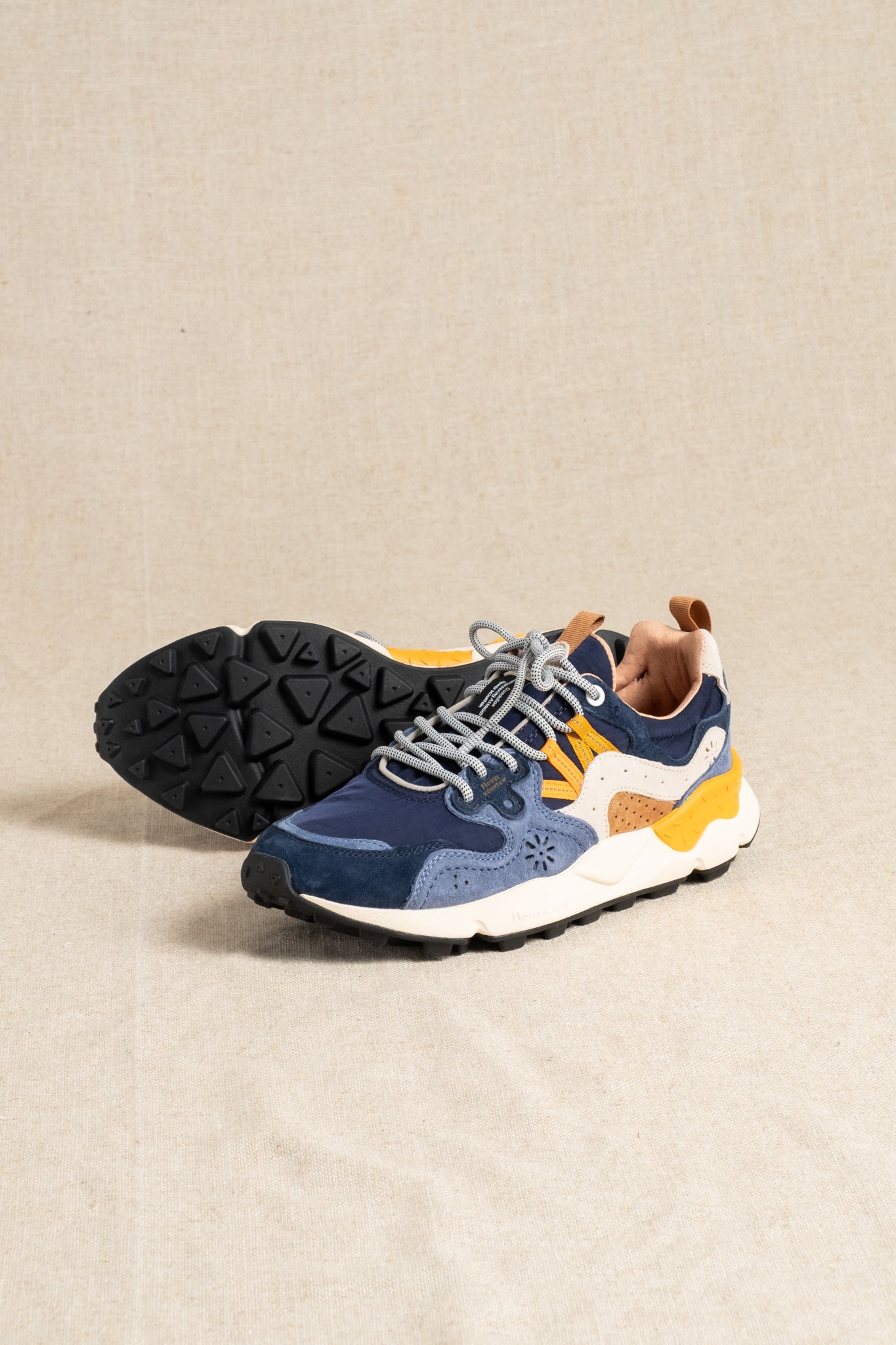 Yamano 3 - Light Navy x Mustard